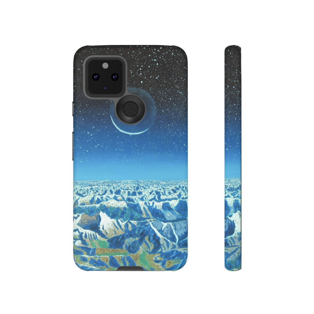 Moon- Himalayas Phone Case — Night Sky Crescent Moon Protective Tough Case