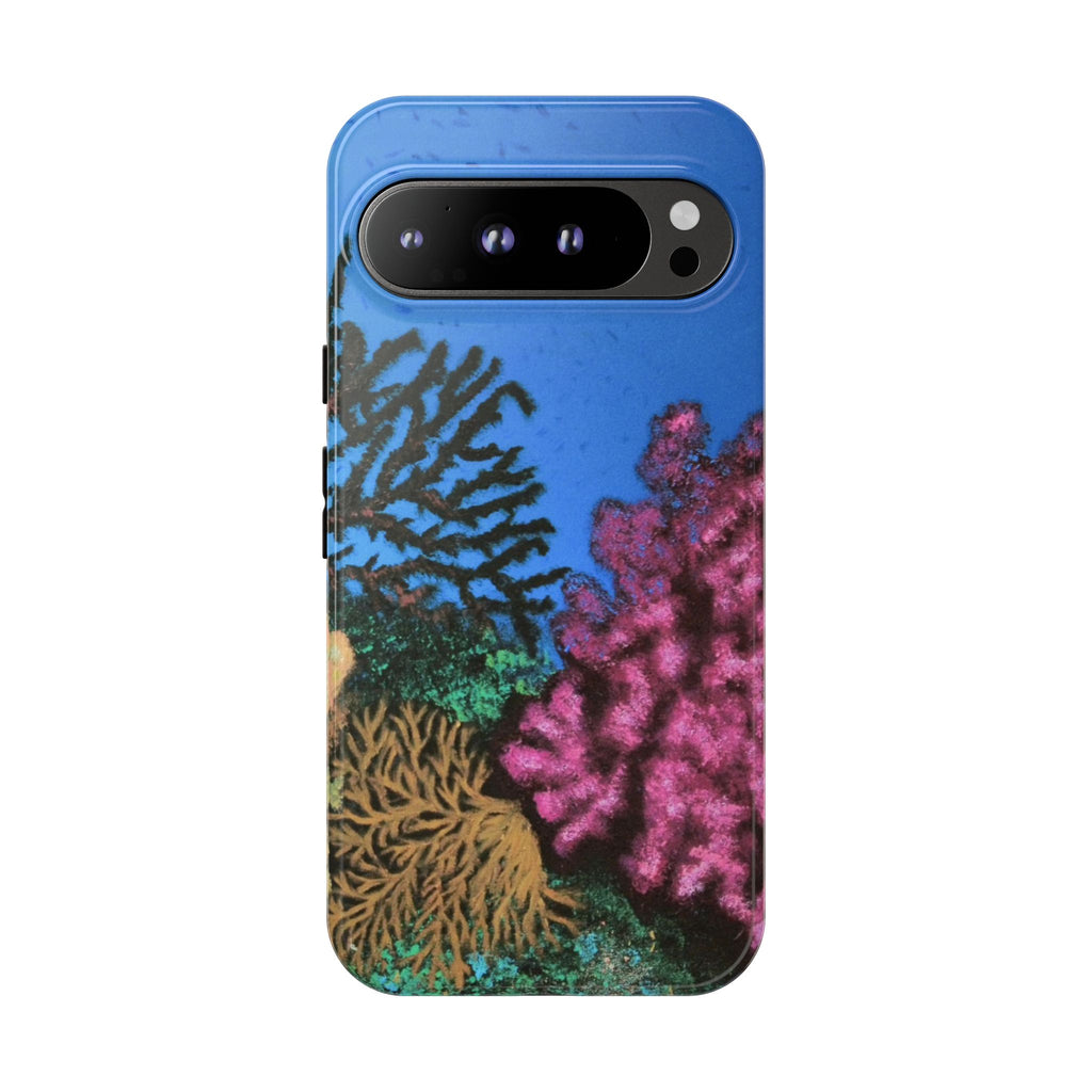 Coral Reef Tough Phone Case — Underwater Ocean Art iPhone Protector