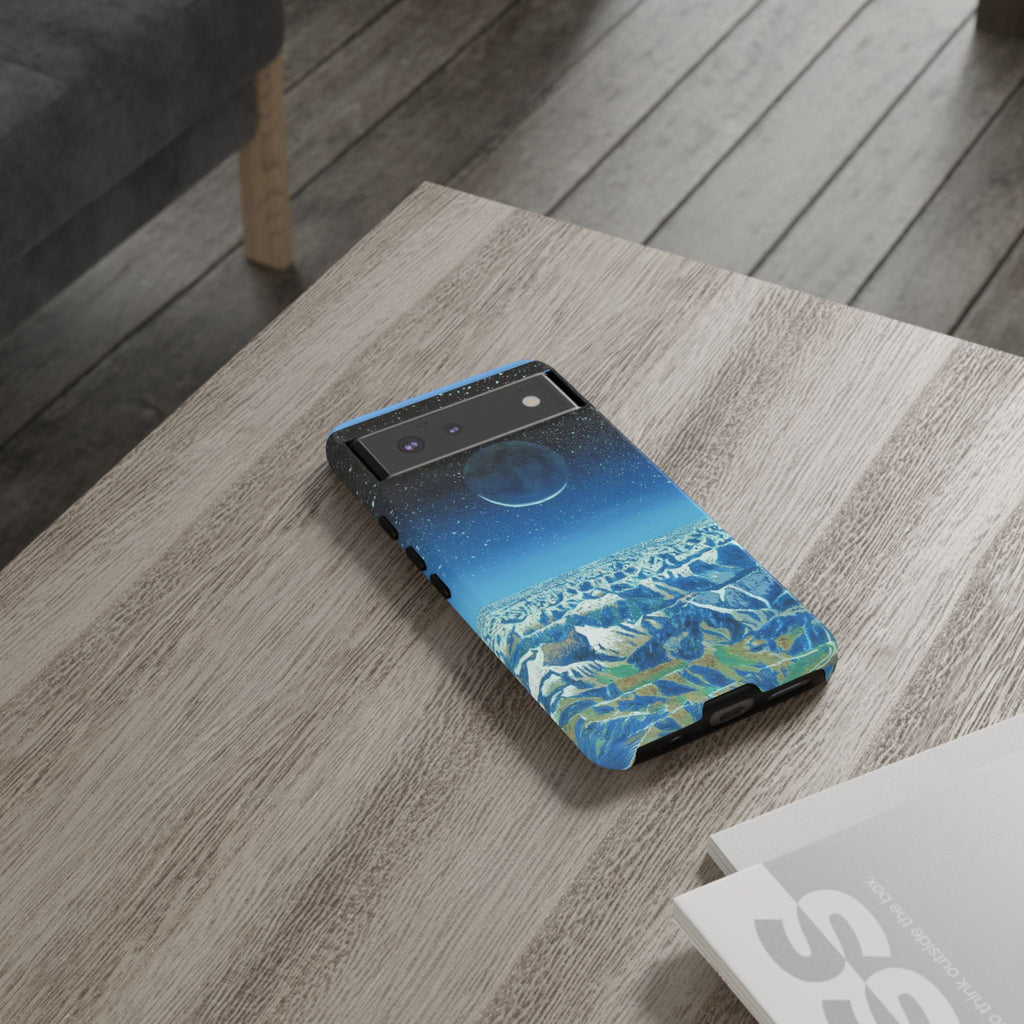 Moon- Himalayas Phone Case — Night Sky Crescent Moon Protective Tough Case