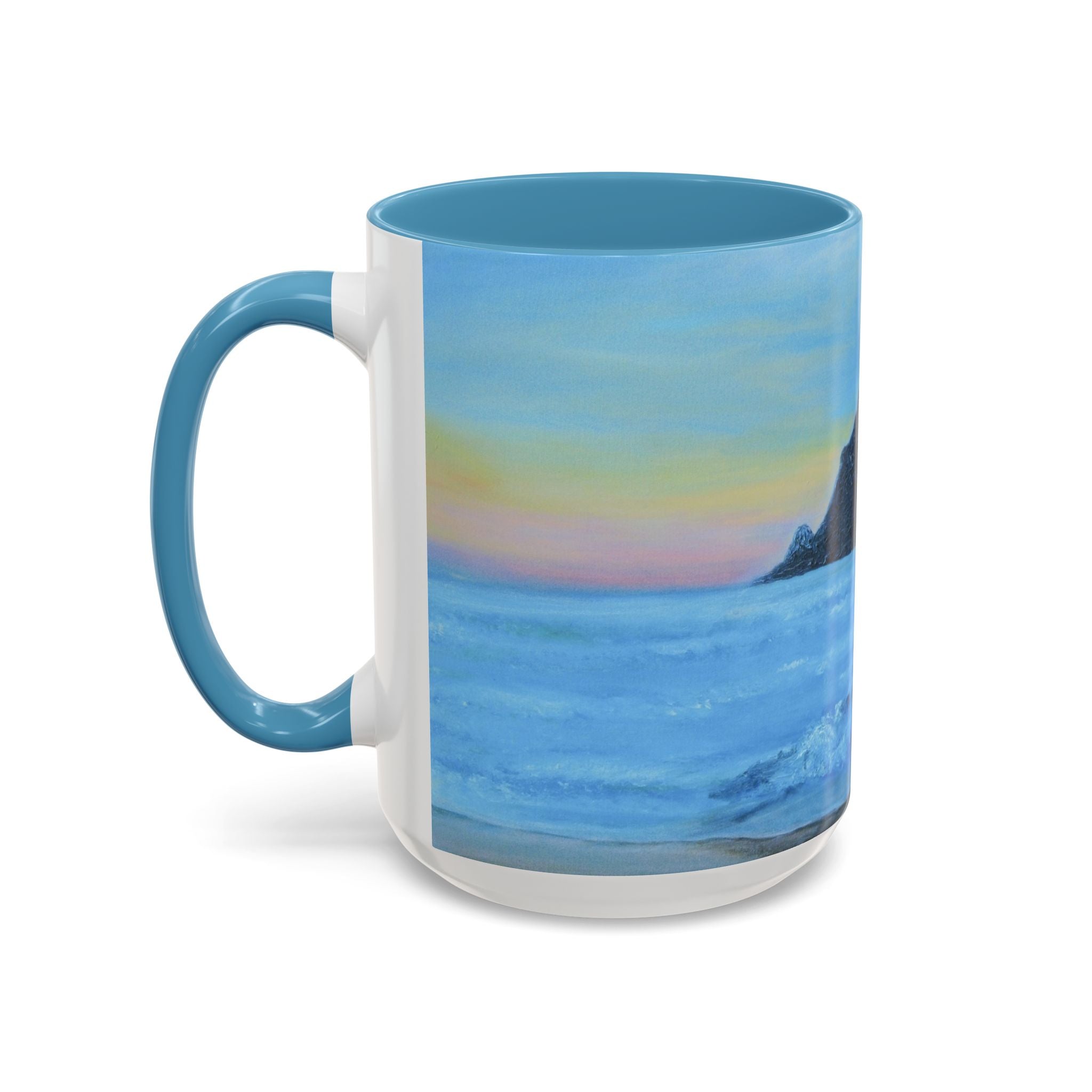 Ocean Sunset Coffee Mug — Scenic Seascape Accent Mug