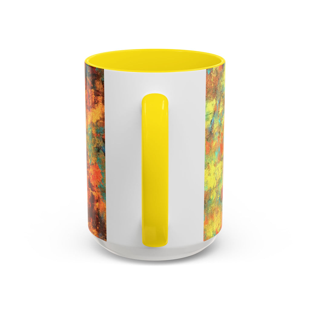 Abstract Autumn Swirl Coffee Mug — Colorful Fall Accent 11/15oz