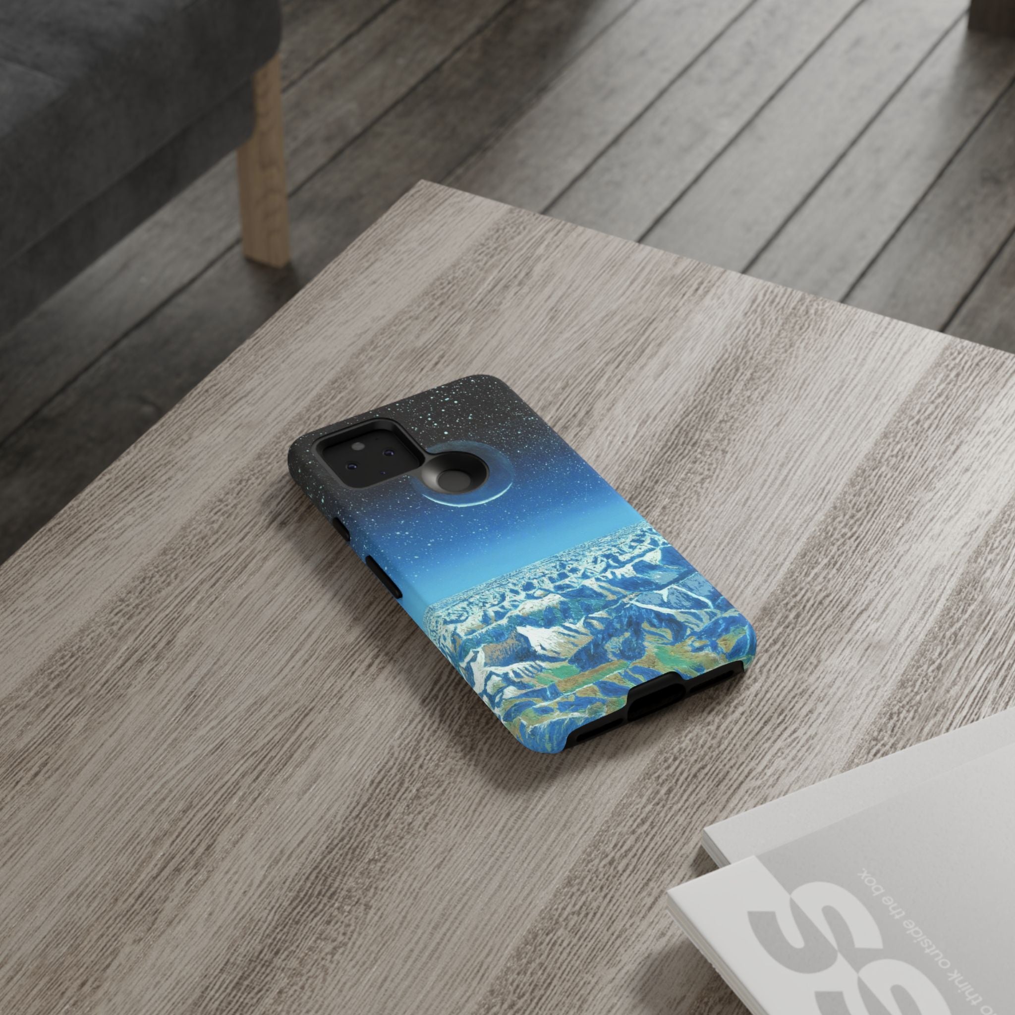 Moon- Himalayas Phone Case — Night Sky Crescent Moon Protective Tough Case