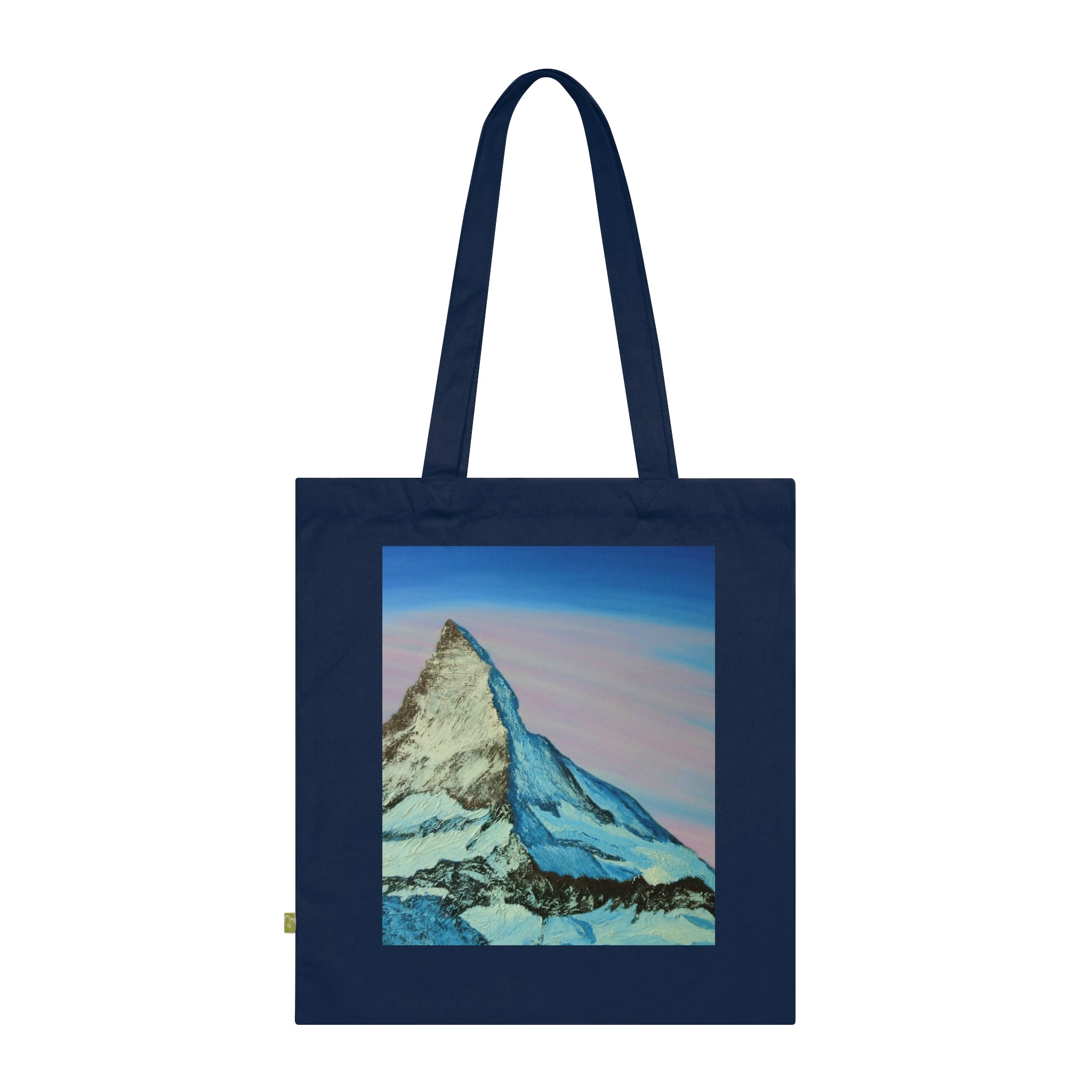 Mountain Sunrise Organic Cotton Tote Bag — Scenic Matterhorn Print