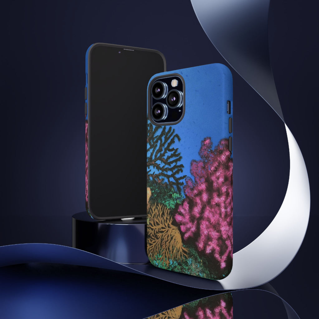 Coral Reef Tough Phone Case — Underwater Ocean Art iPhone Protector