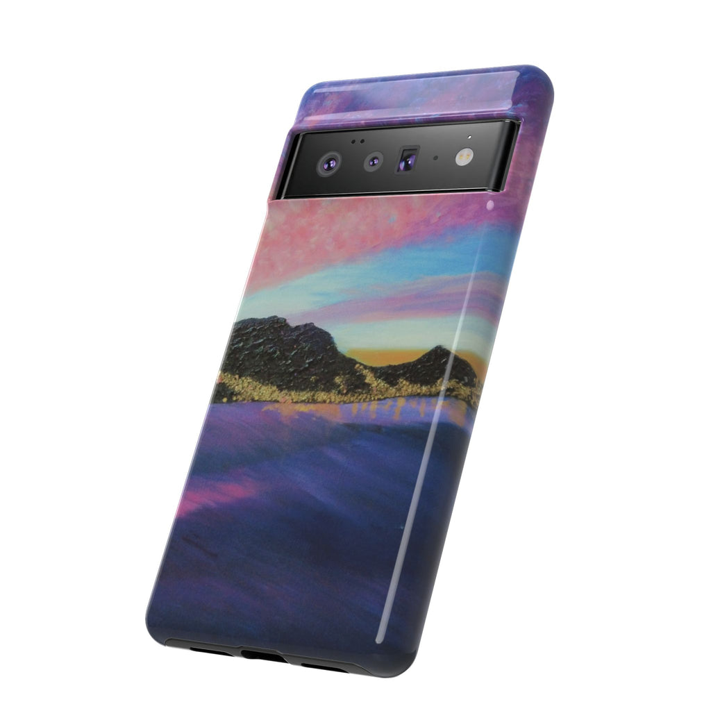 Sunset Mountain Landscape Phone Case — Colorful Sky Tough Case