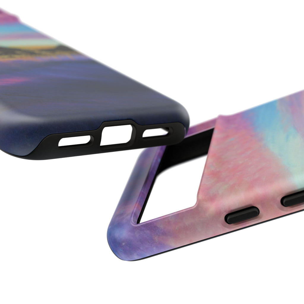 Sunset Mountain Landscape Phone Case — Colorful Sky Tough Case