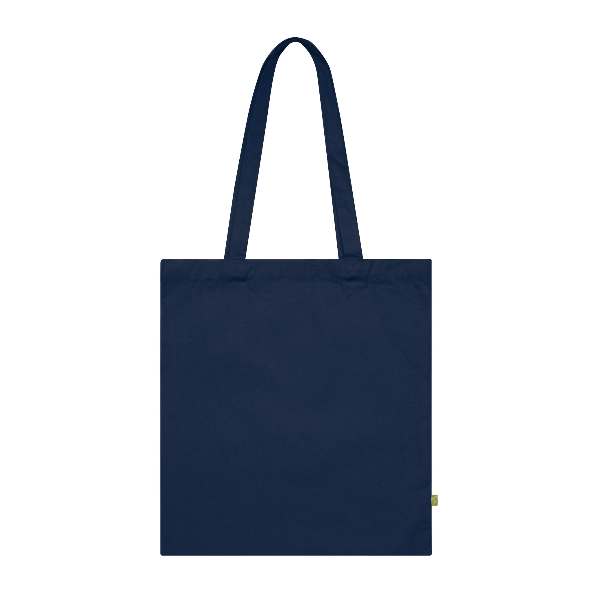 Navy Sunset Seascape Tote Bag — Organic Cotton Beach Market Bag