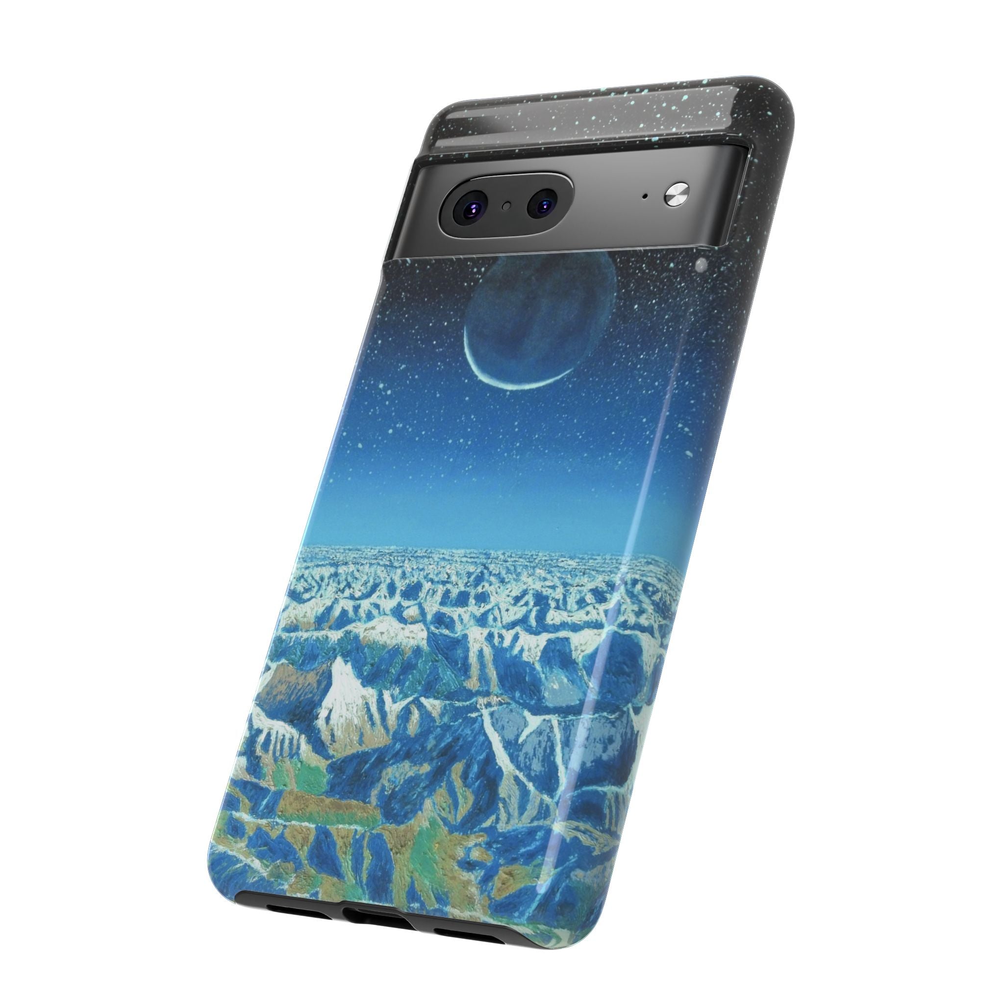 Moon- Himalayas Phone Case — Night Sky Crescent Moon Protective Tough Case