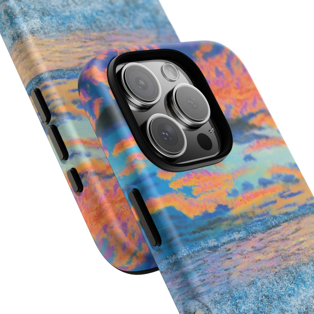 Beach Sunset Phone Case — Tropical Ocean Waves Protective iPhone Cover