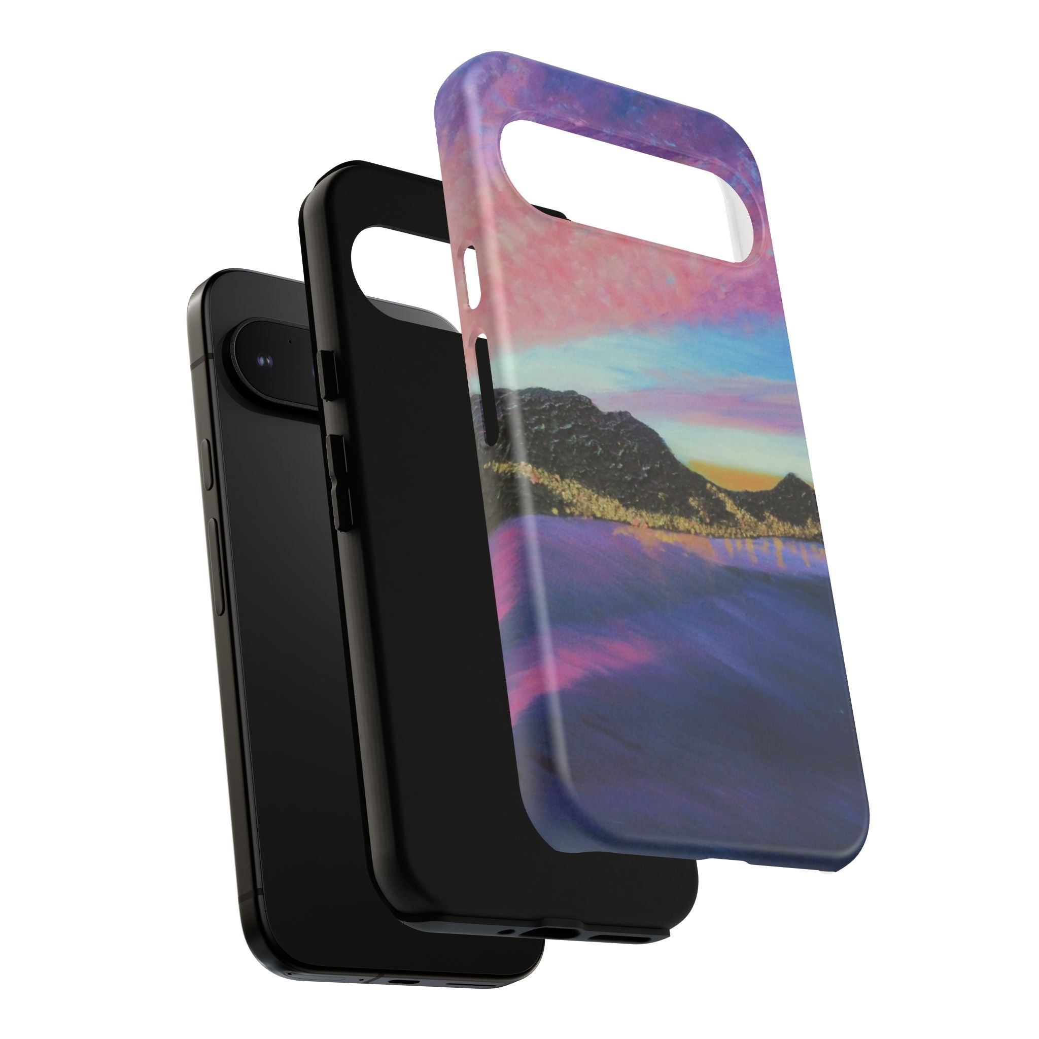 Sunset Mountain Landscape Phone Case — Colorful Sky Tough Case