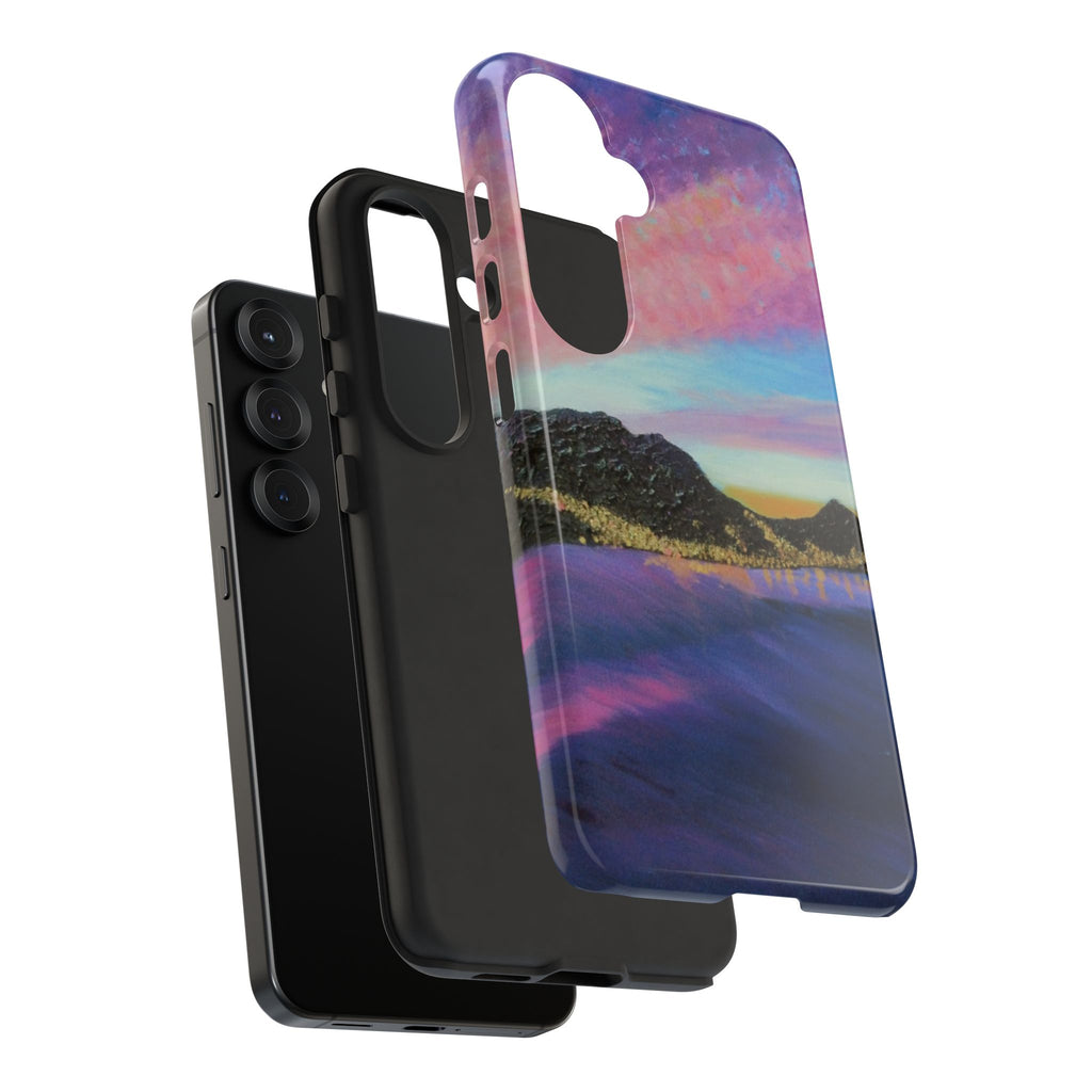 Sunset Mountain Landscape Phone Case — Colorful Sky Tough Case