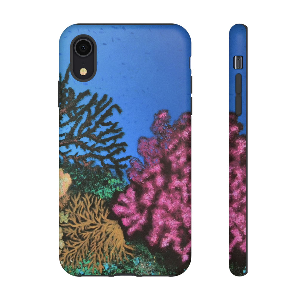 Coral Reef Tough Phone Case — Underwater Ocean Art iPhone Protector