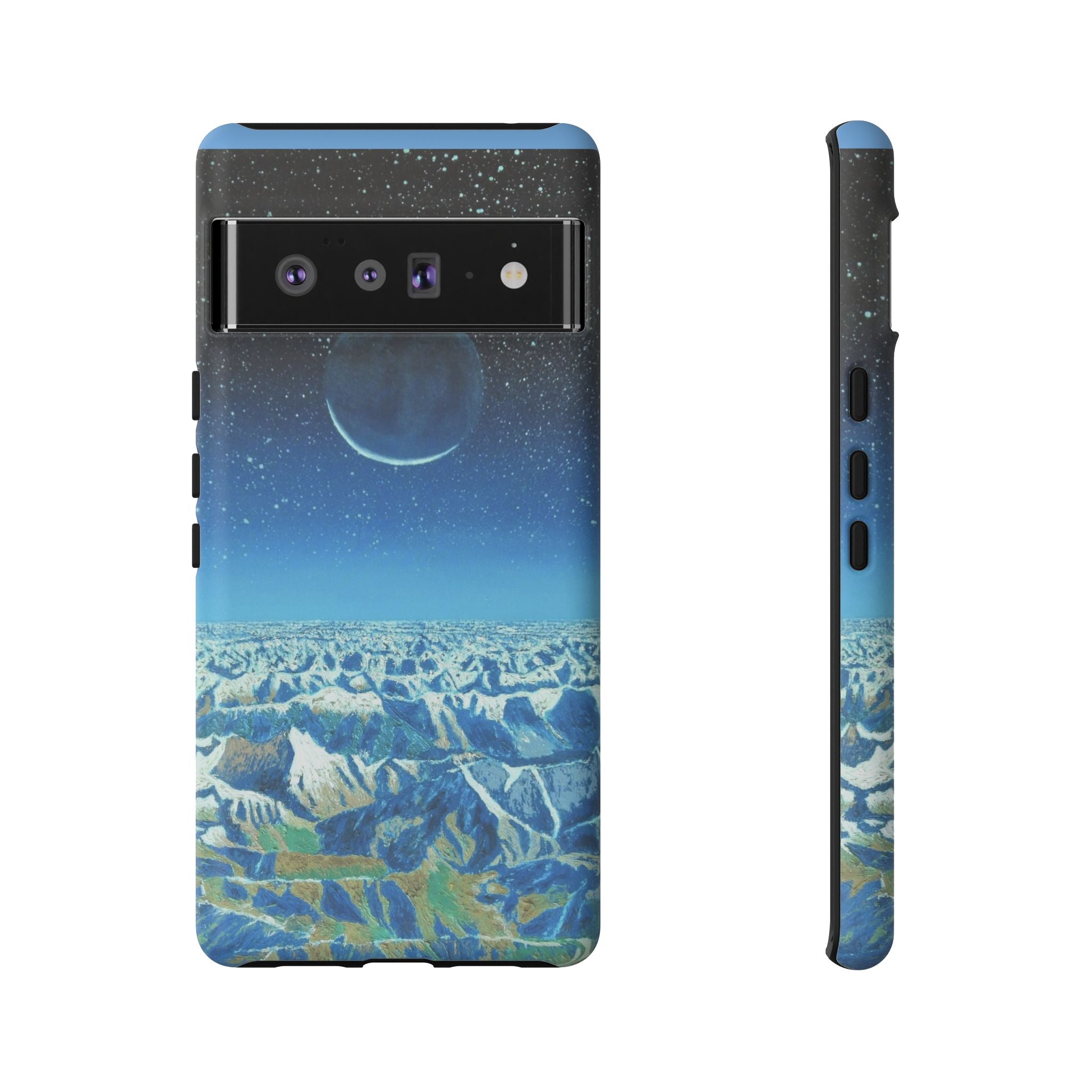 Moon- Himalayas Phone Case — Night Sky Crescent Moon Protective Tough Case