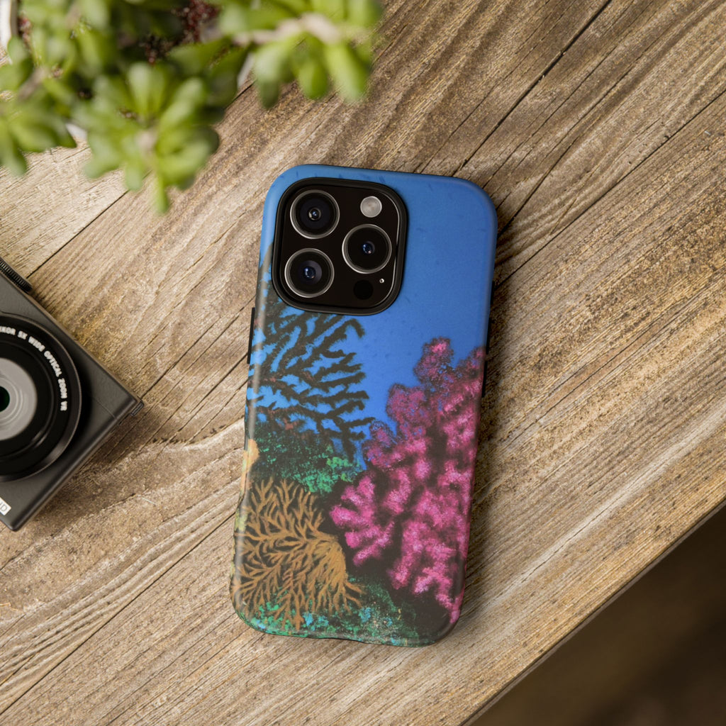 Coral Reef Tough Phone Case — Underwater Ocean Art iPhone Protector