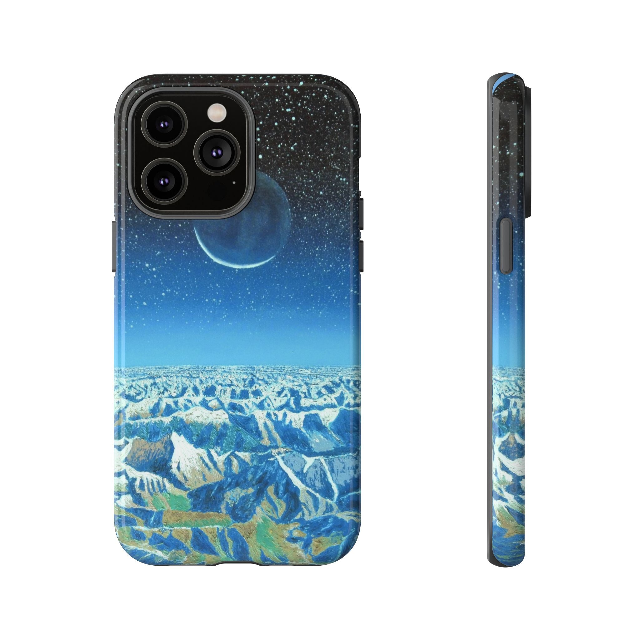 Moon- Himalayas Phone Case — Night Sky Crescent Moon Protective Tough Case