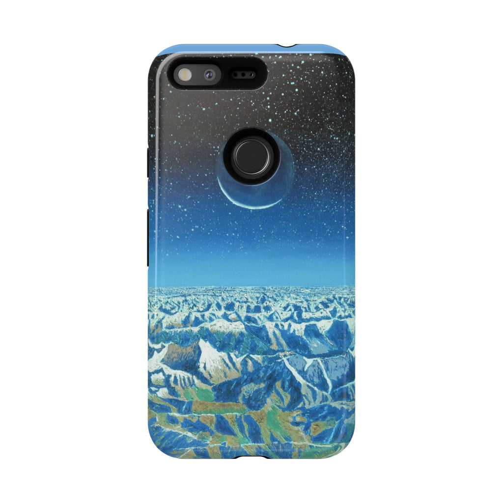 Moon- Himalayas Phone Case — Night Sky Crescent Moon Protective Tough Case