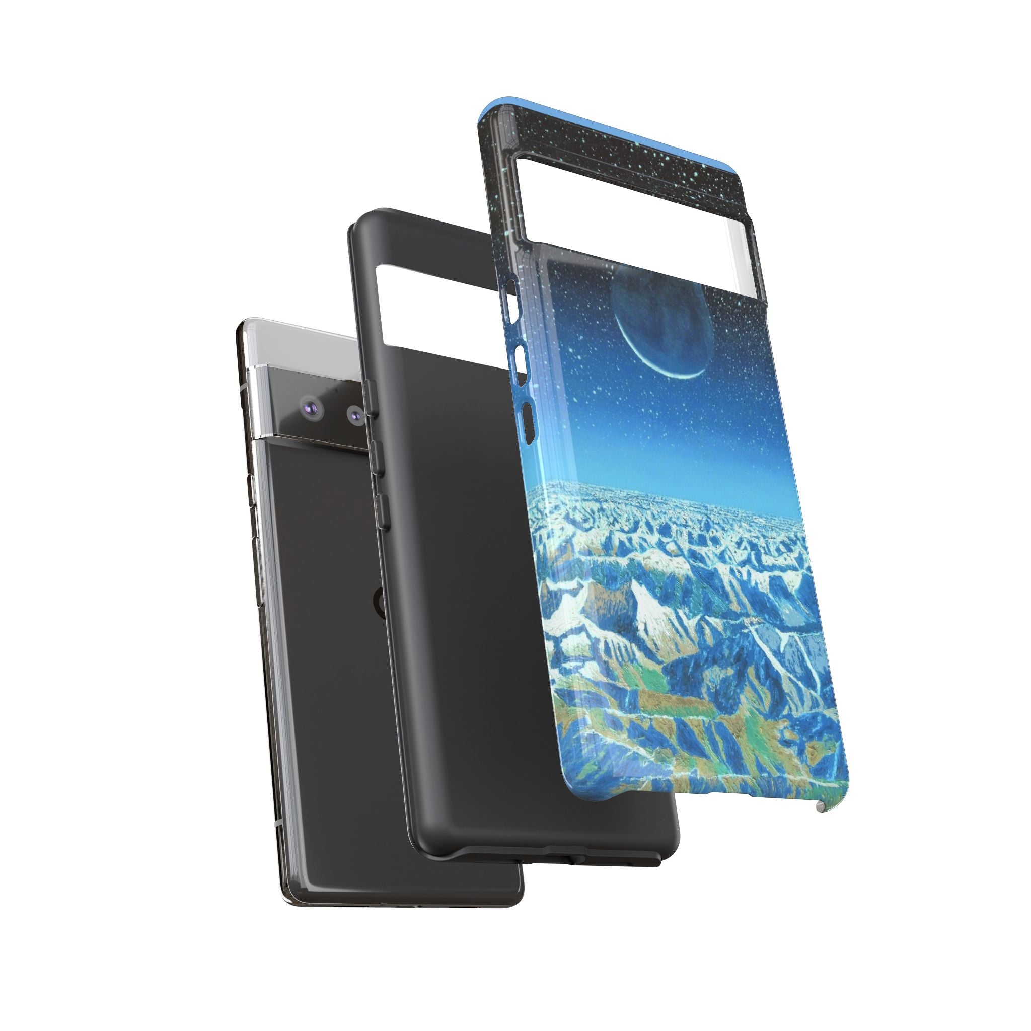 Moon- Himalayas Phone Case — Night Sky Crescent Moon Protective Tough Case