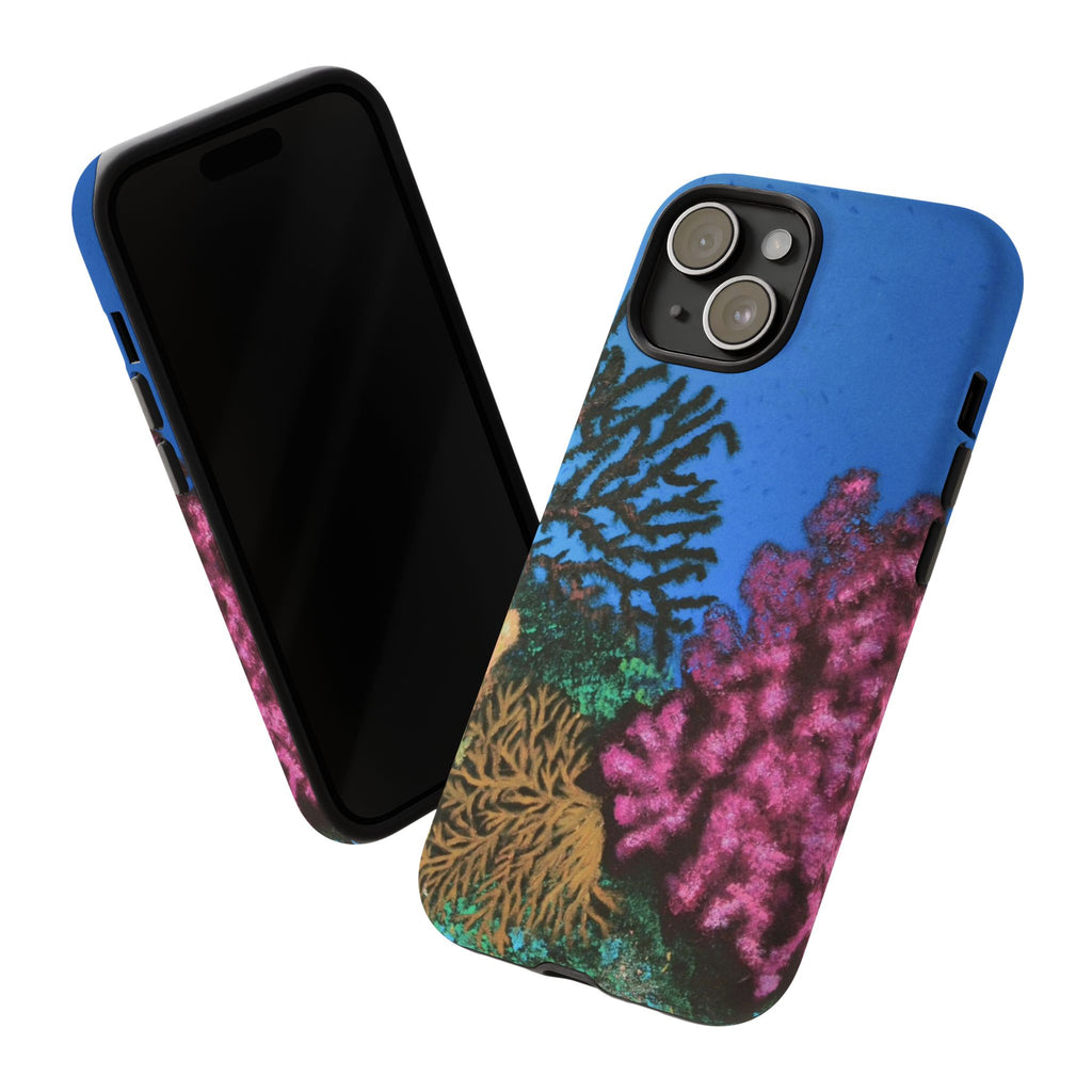 Coral Reef Tough Phone Case — Underwater Ocean Art iPhone Protector