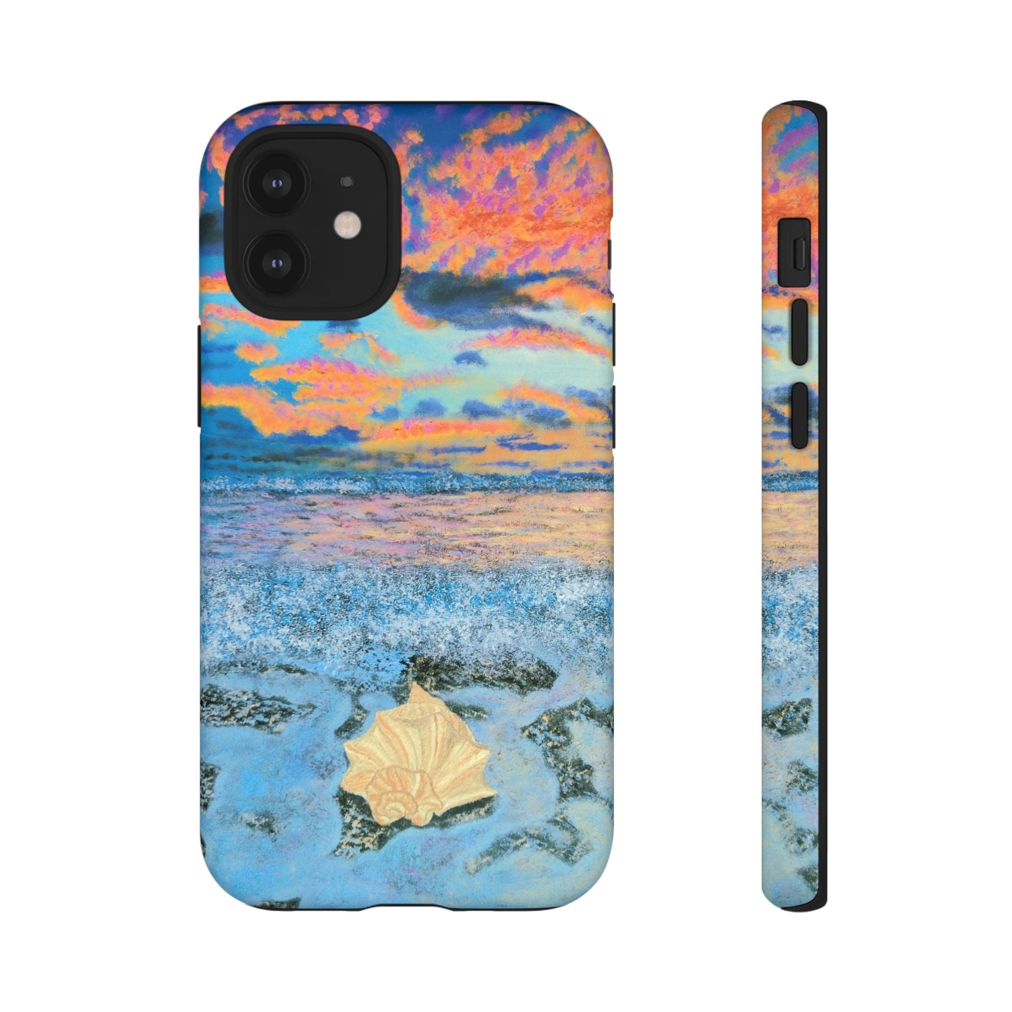 Beach Sunset Phone Case — Tropical Ocean Waves Protective iPhone Cover
