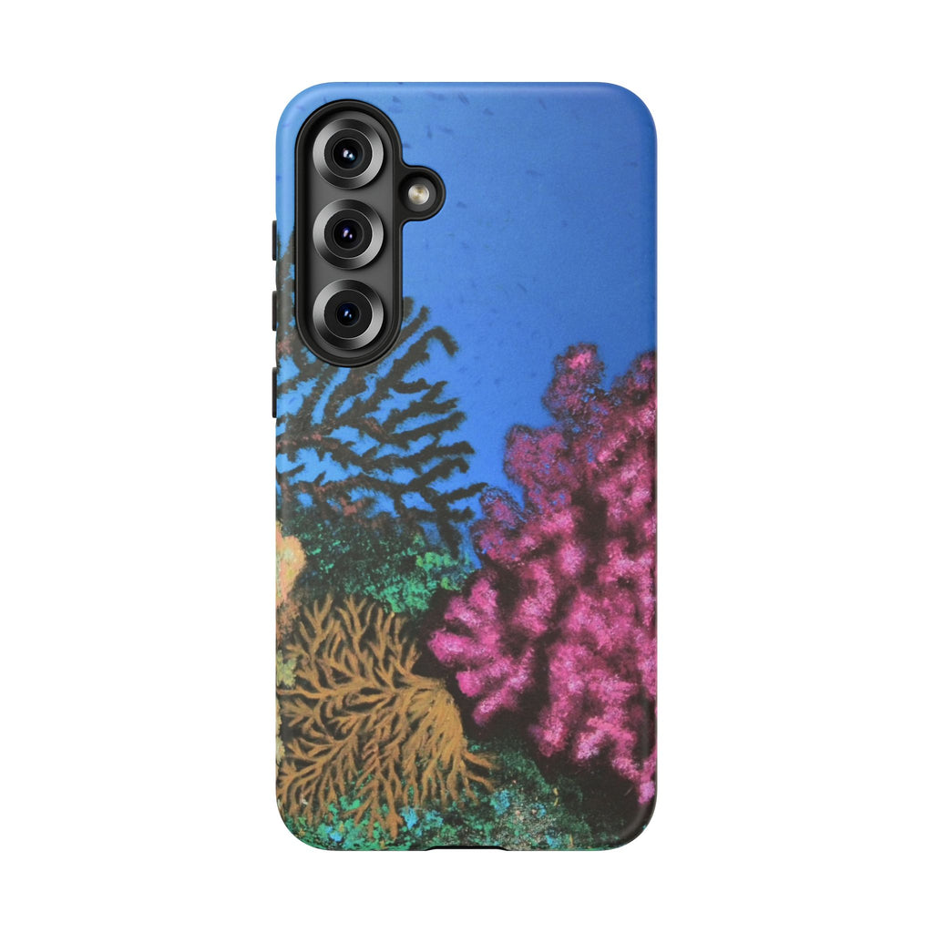 Coral Reef Tough Phone Case — Underwater Ocean Art iPhone Protector
