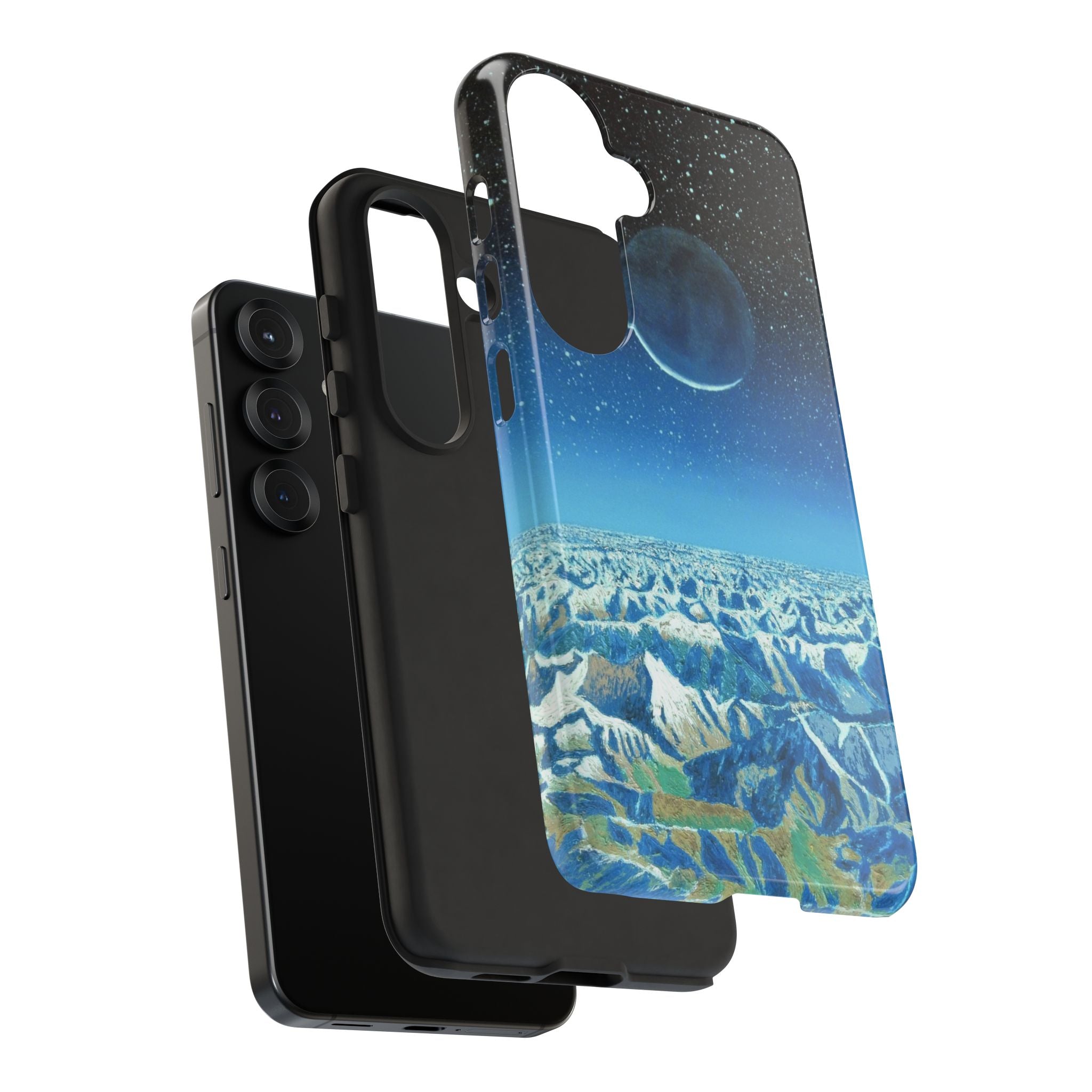 Moon- Himalayas Phone Case — Night Sky Crescent Moon Protective Tough Case