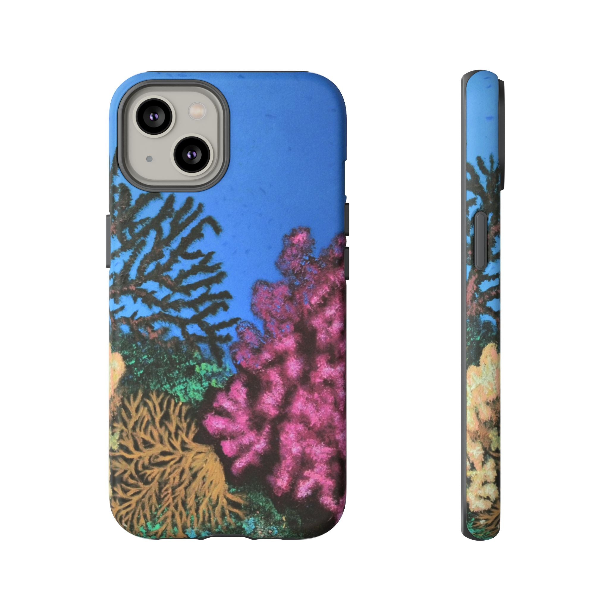 Coral Reef Tough Phone Case — Underwater Ocean Art iPhone Protector