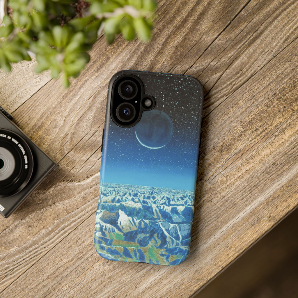 Moon- Himalayas Phone Case — Night Sky Crescent Moon Protective Tough Case