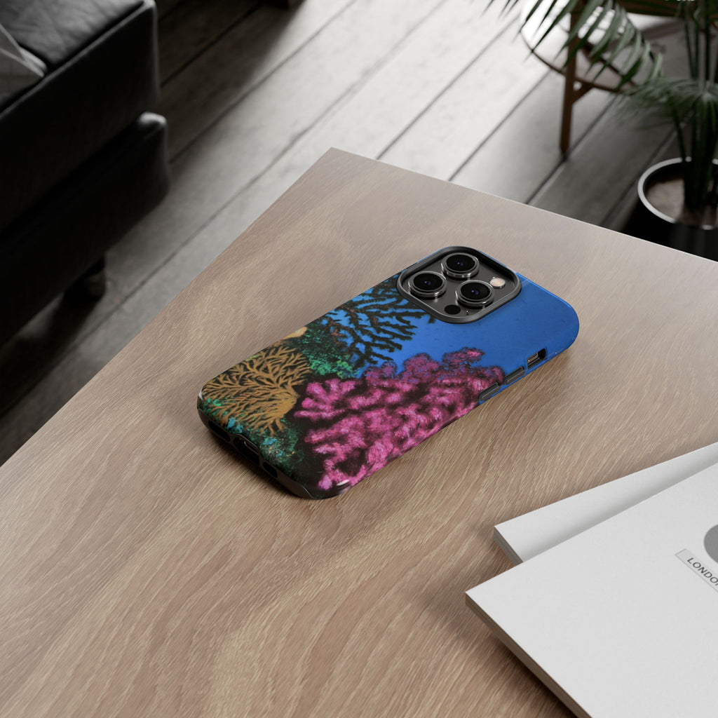 Coral Reef Tough Phone Case — Underwater Ocean Art iPhone Protector