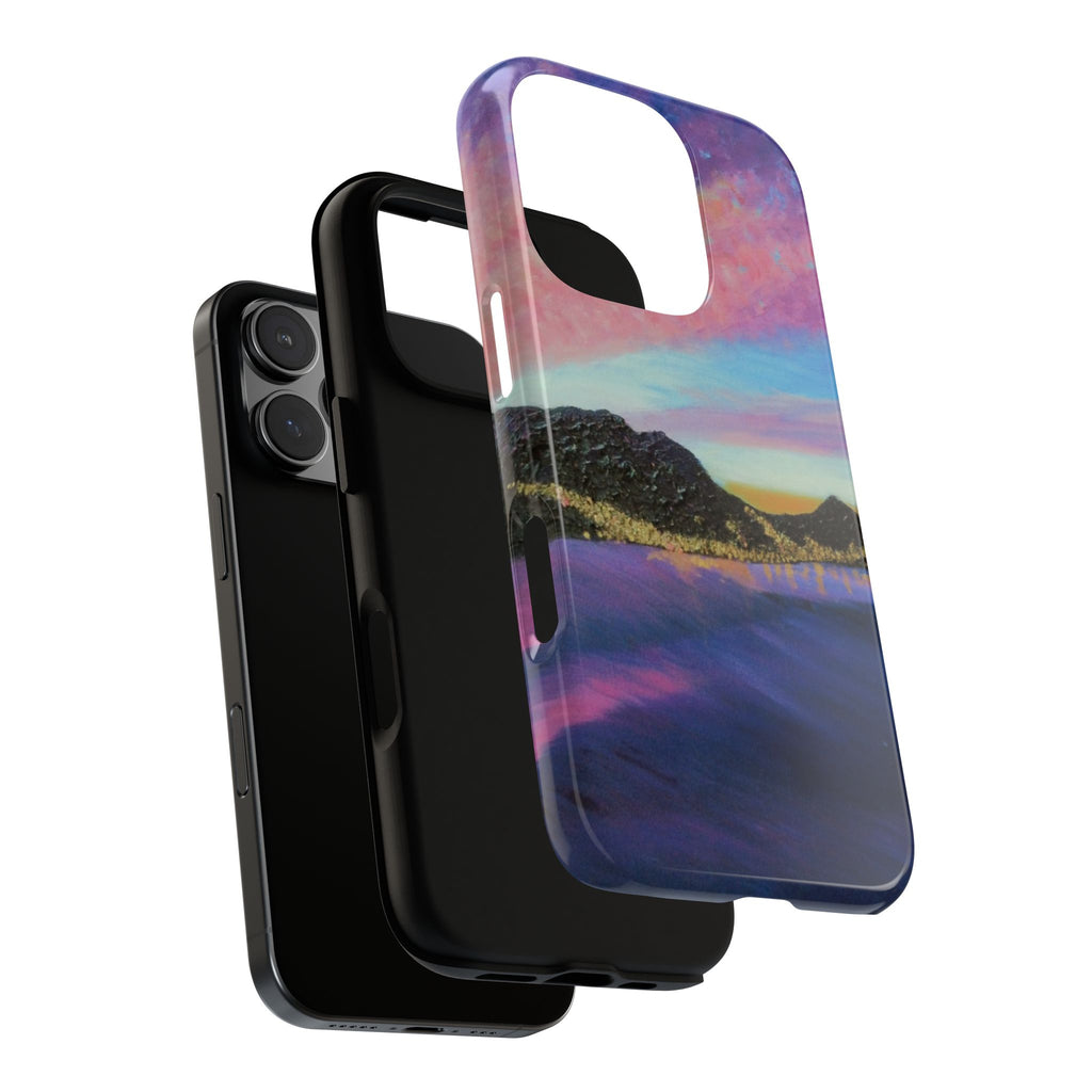 Sunset Mountain Landscape Phone Case — Colorful Sky Tough Case