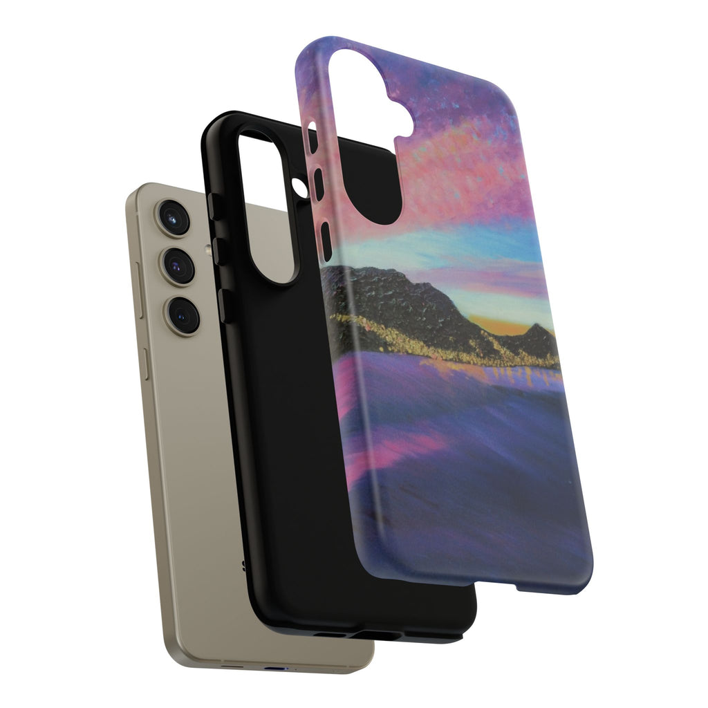 Sunset Mountain Landscape Phone Case — Colorful Sky Tough Case