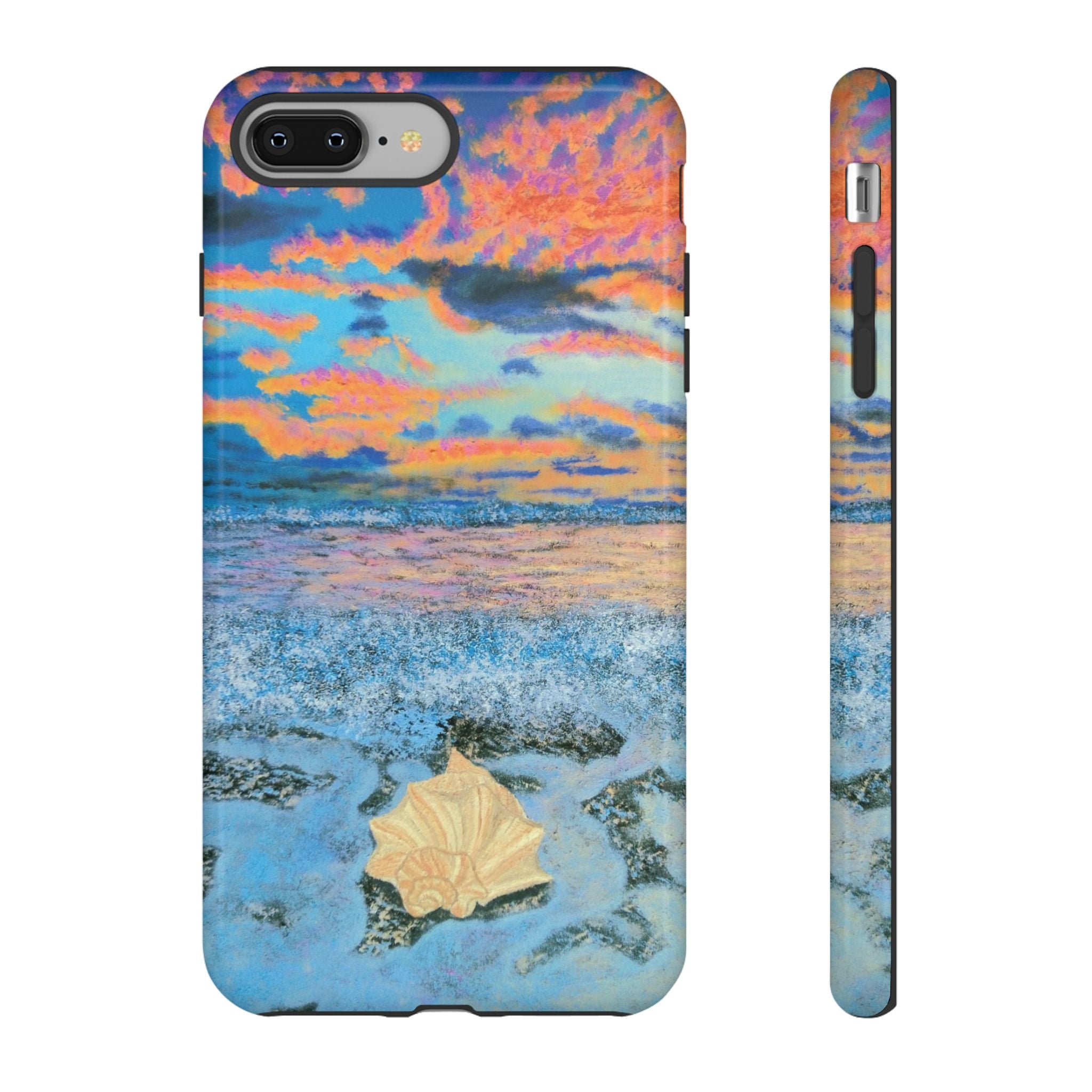 Beach Sunset Phone Case — Tropical Ocean Waves Protective iPhone Cover