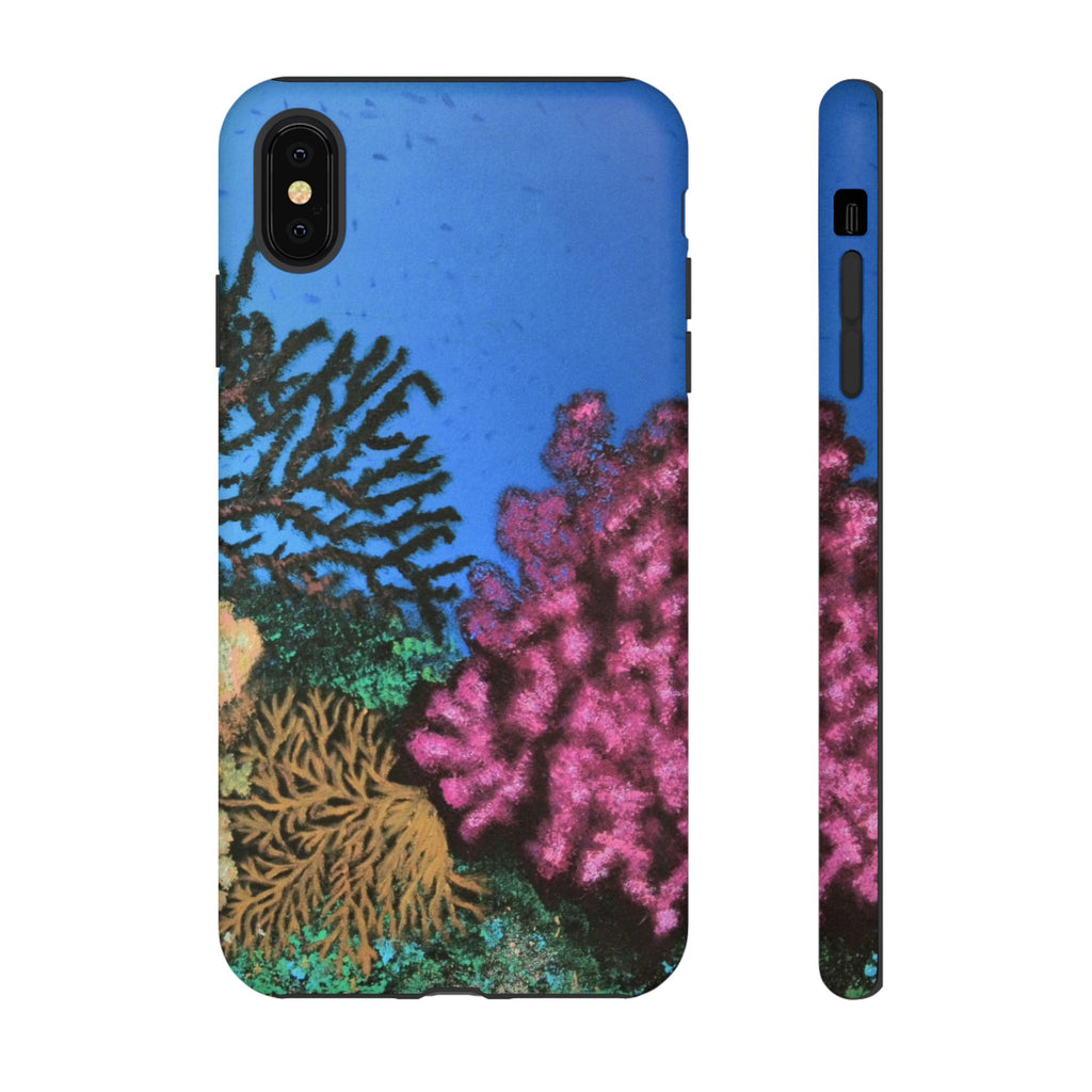 Coral Reef Tough Phone Case — Underwater Ocean Art iPhone Protector