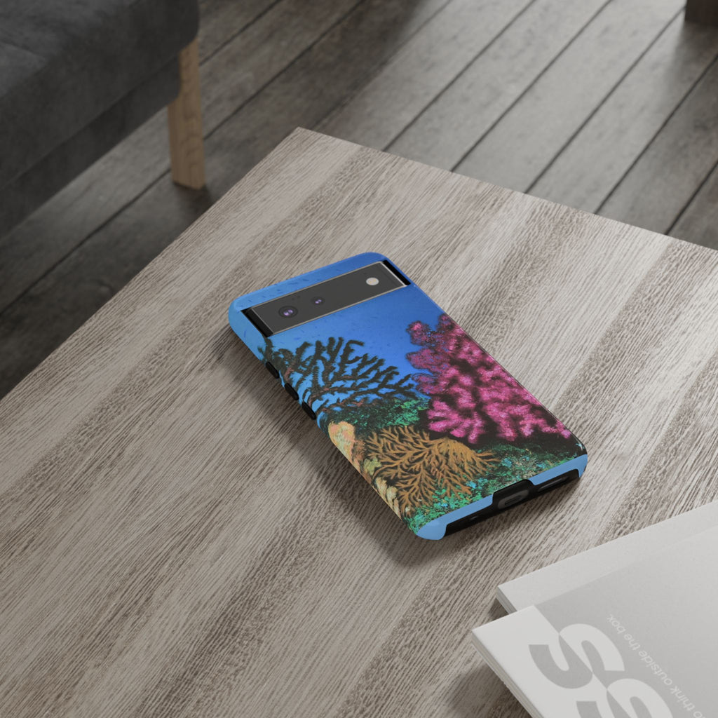 Coral Reef Tough Phone Case — Underwater Ocean Art iPhone Protector
