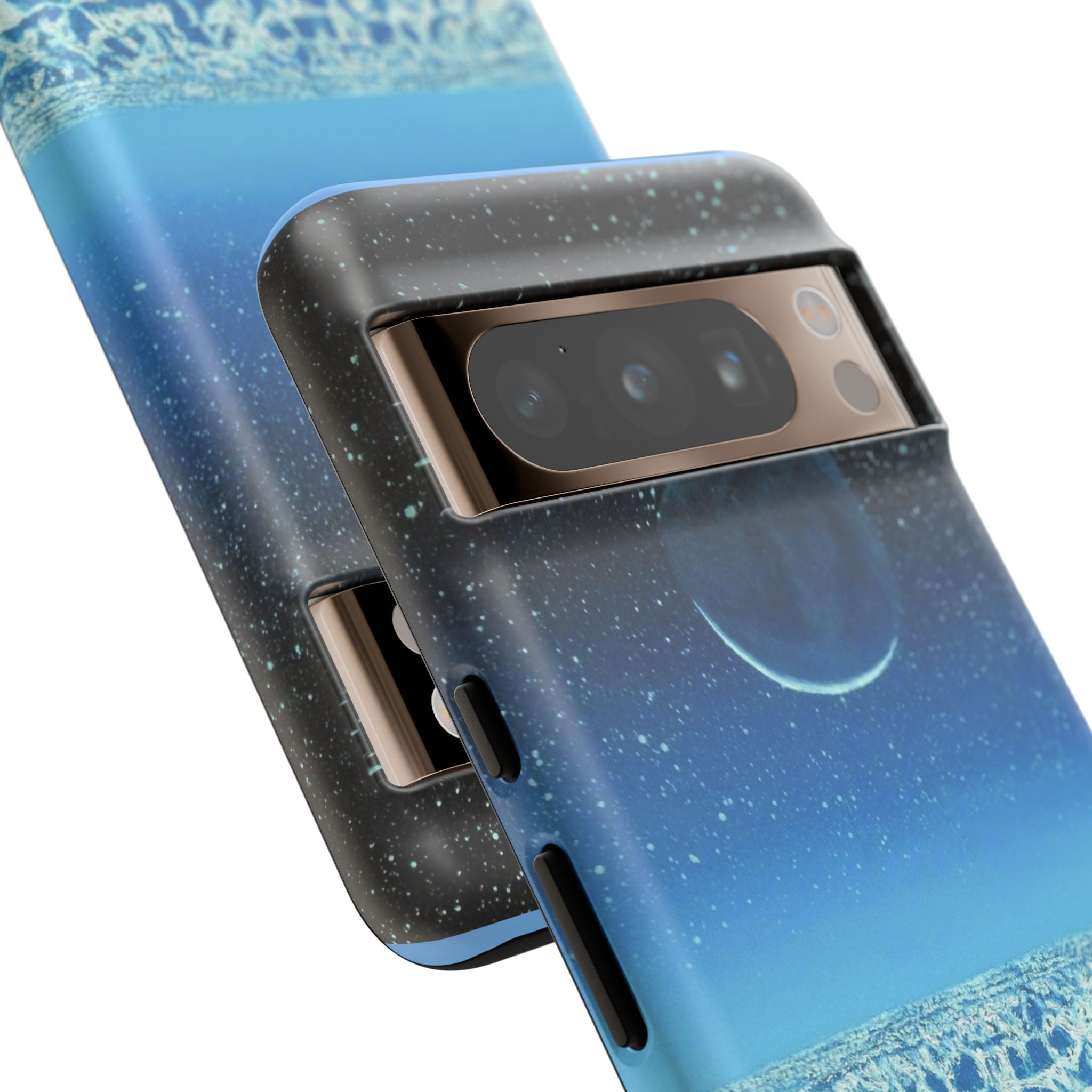Moon- Himalayas Phone Case — Night Sky Crescent Moon Protective Tough Case