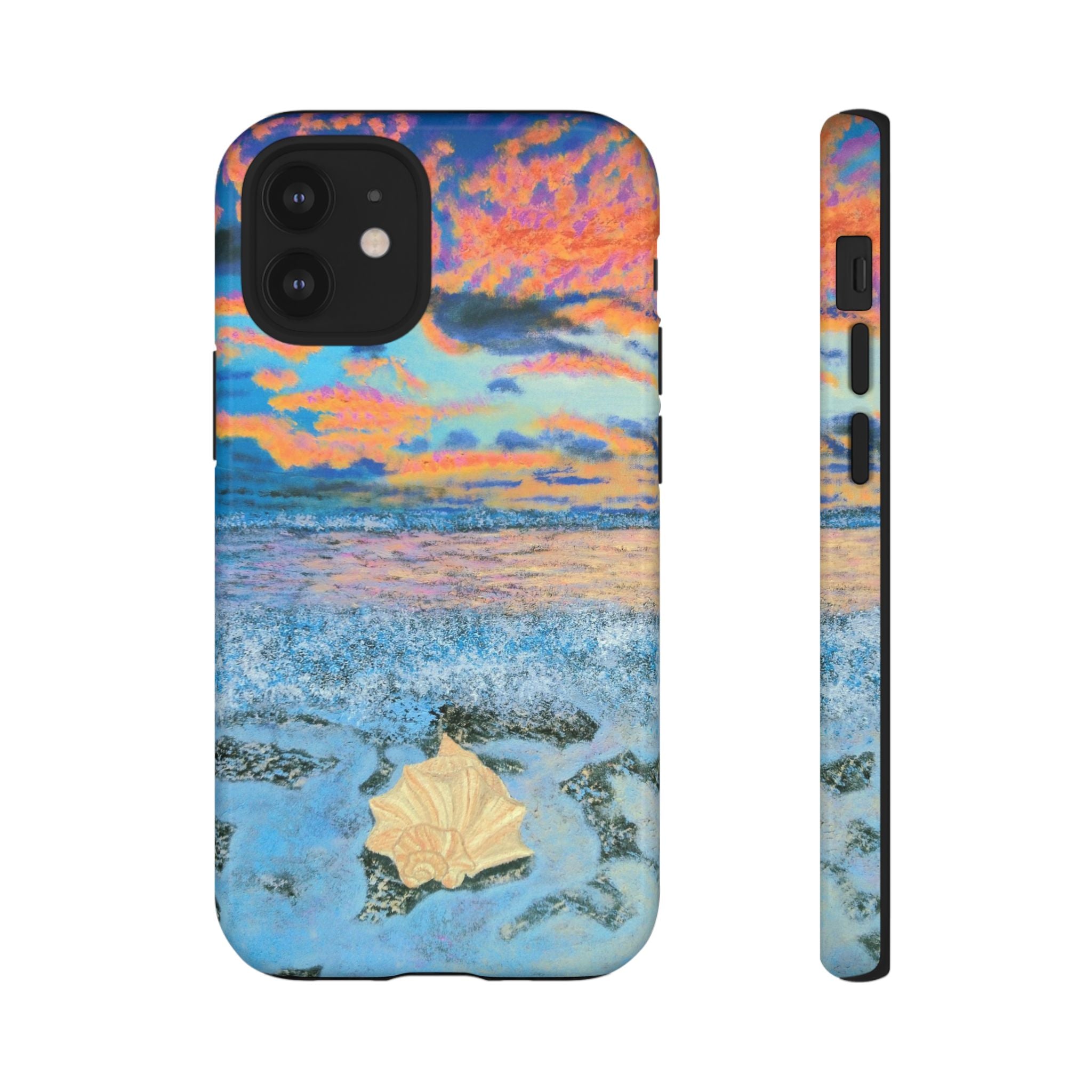 Beach Sunset Phone Case — Tropical Ocean Waves Protective iPhone Cover