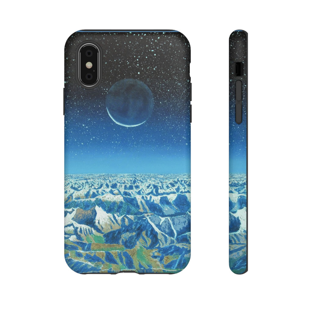Moon- Himalayas Phone Case — Night Sky Crescent Moon Protective Tough Case