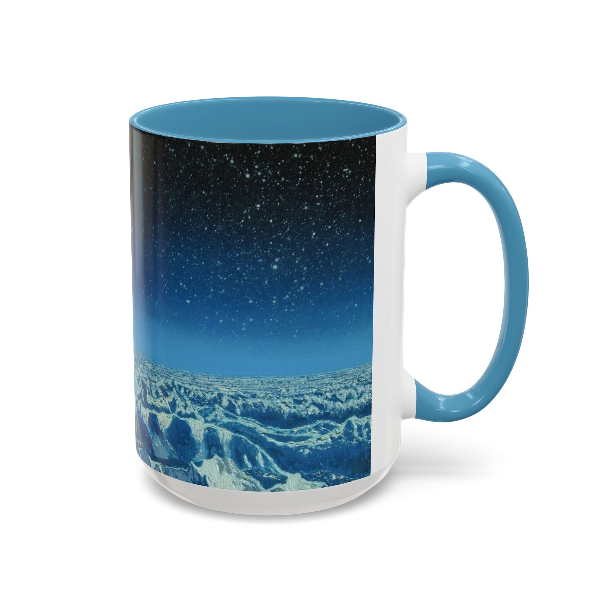Celestial Night Coffee Mug — Moonlit Landscape Accent Mug