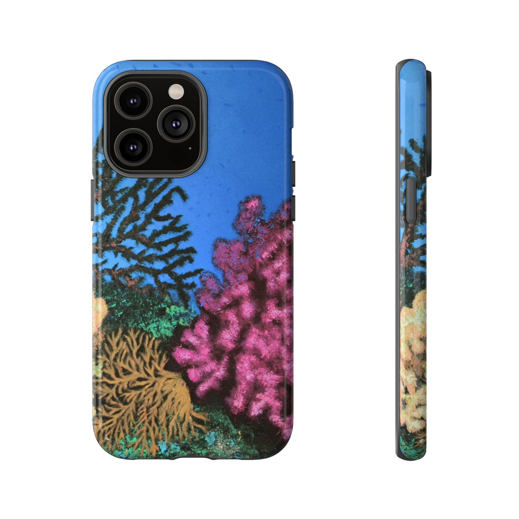 Coral Reef Tough Phone Case — Underwater Ocean Art iPhone Protector