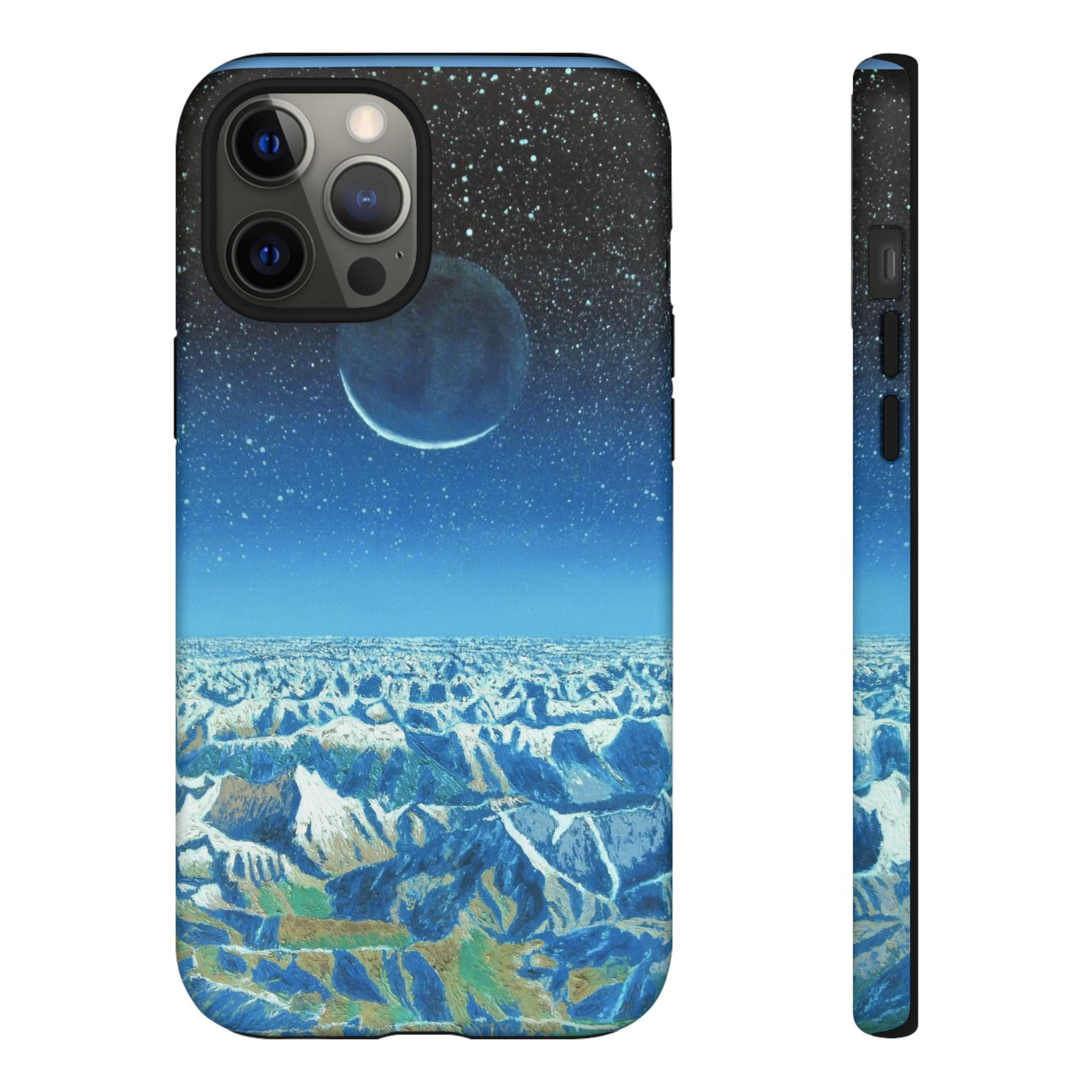 Moon- Himalayas Phone Case — Night Sky Crescent Moon Protective Tough Case
