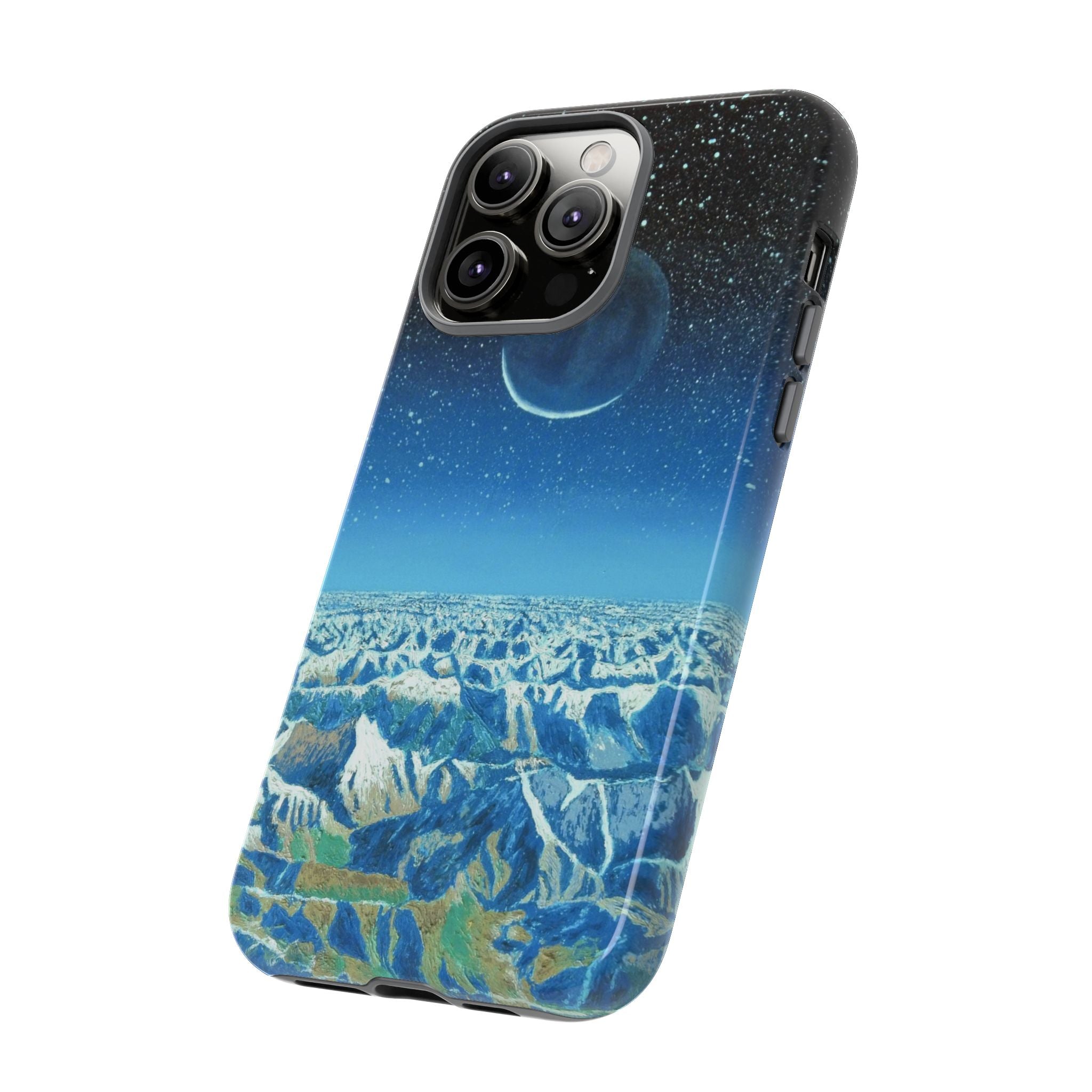 Moon- Himalayas Phone Case — Night Sky Crescent Moon Protective Tough Case