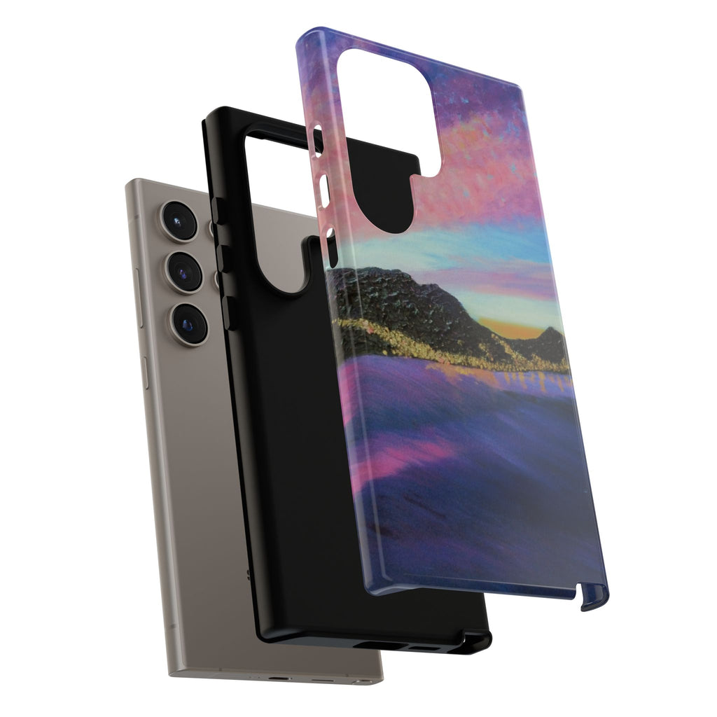 Sunset Mountain Landscape Phone Case — Colorful Sky Tough Case