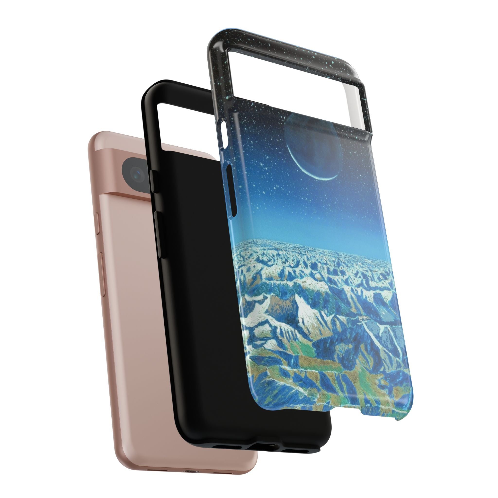 Moon- Himalayas Phone Case — Night Sky Crescent Moon Protective Tough Case
