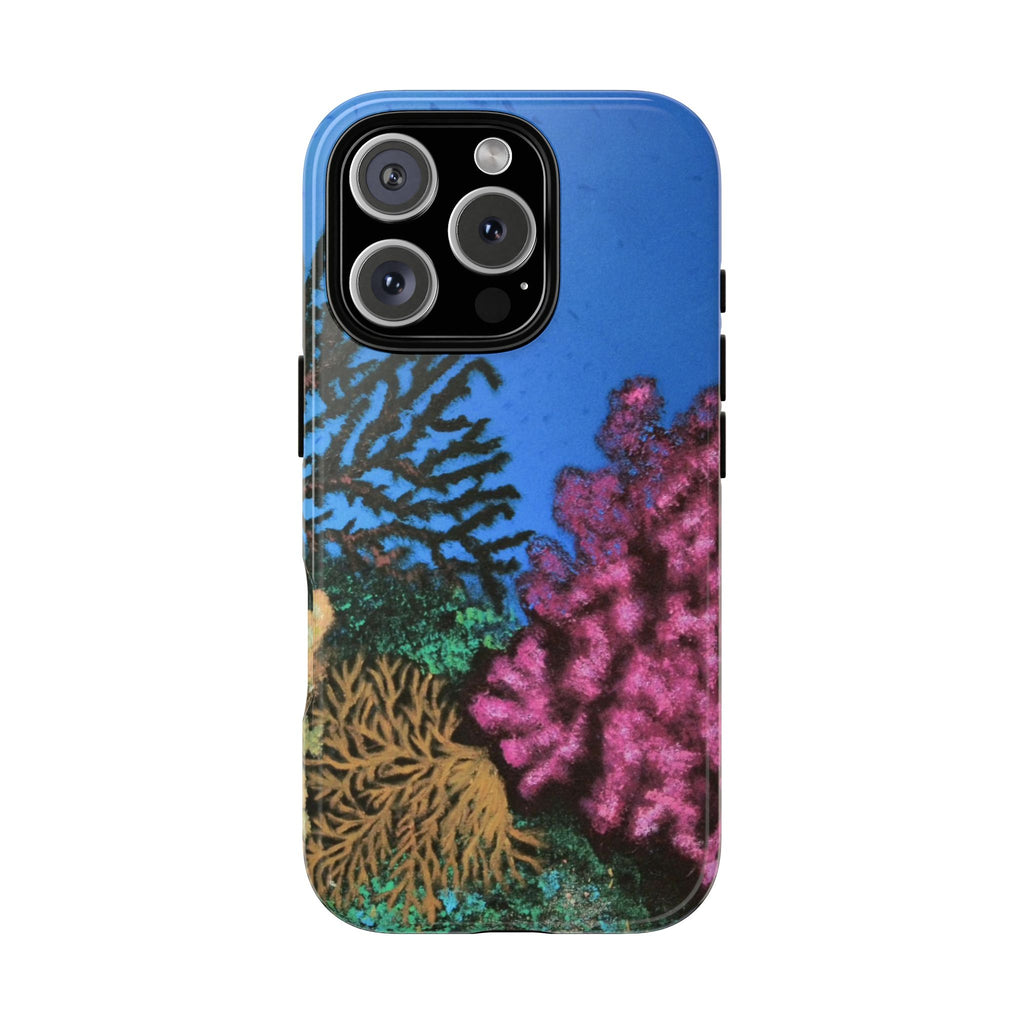 Coral Reef Tough Phone Case — Underwater Ocean Art iPhone Protector