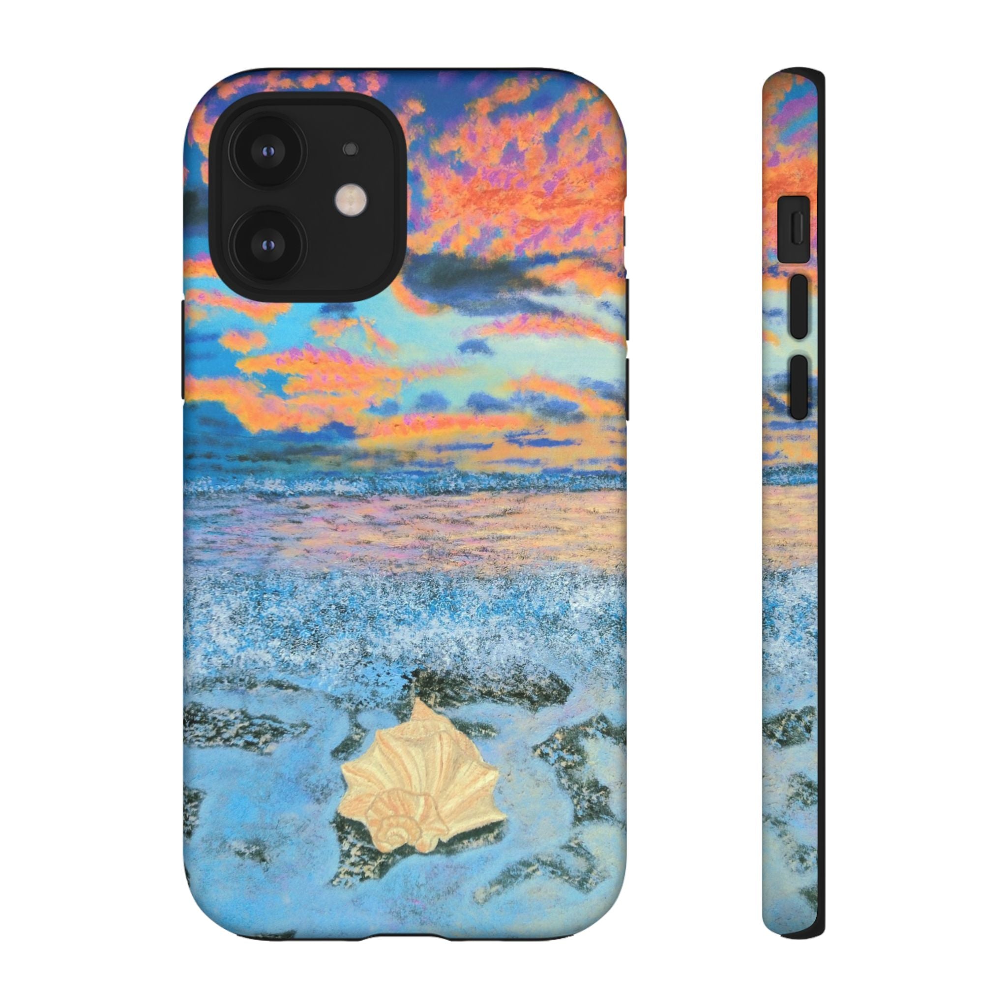 Beach Sunset Phone Case — Tropical Ocean Waves Protective iPhone Cover