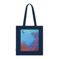 Diver Over Coral Organic Cotton Tote