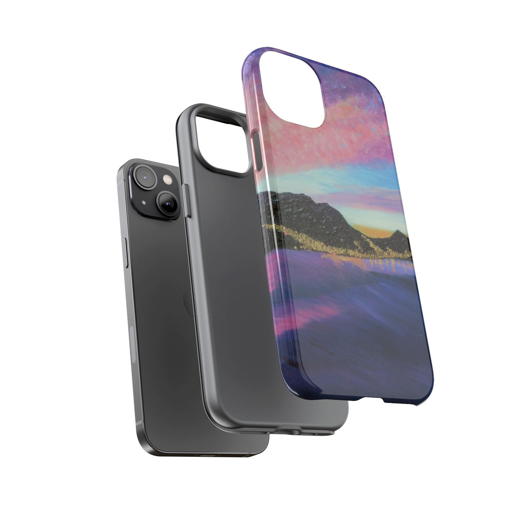 Sunset Mountain Landscape Phone Case — Colorful Sky Tough Case