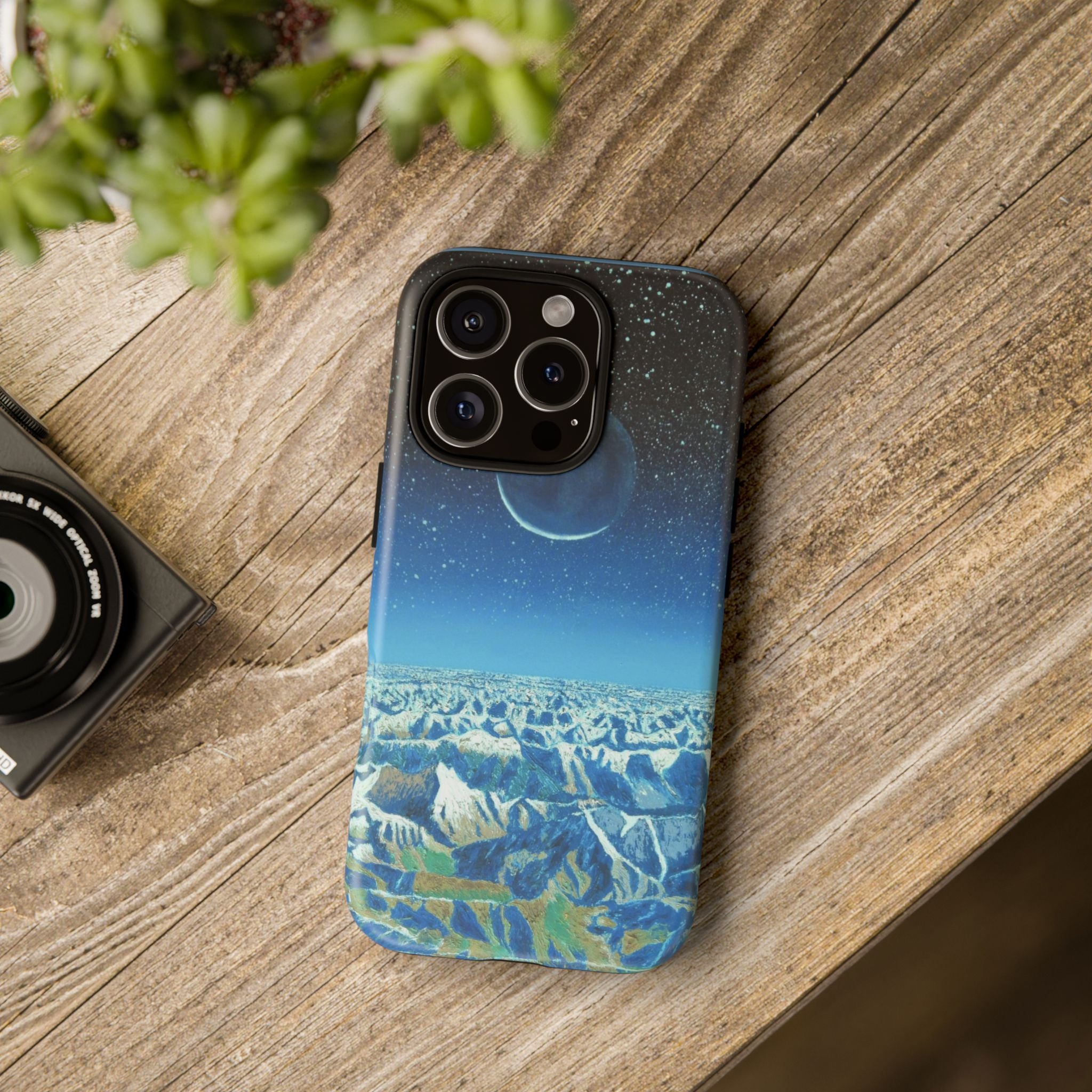Moon- Himalayas Phone Case — Night Sky Crescent Moon Protective Tough Case