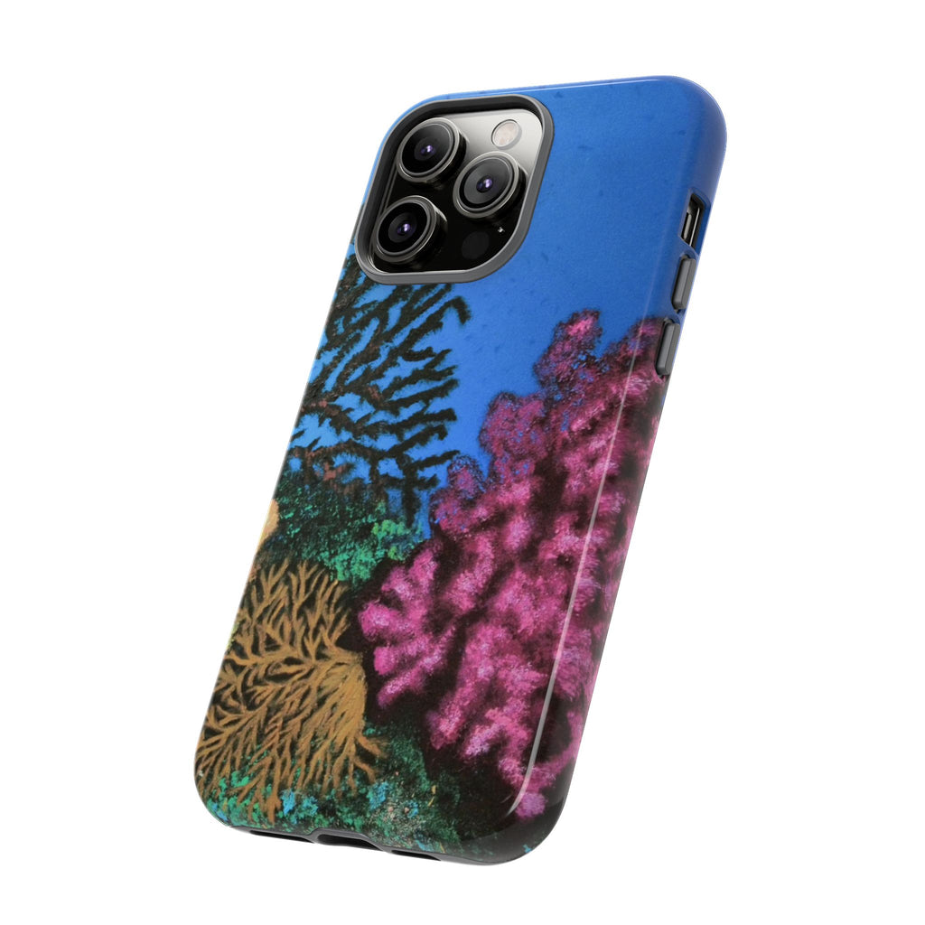 Coral Reef Tough Phone Case — Underwater Ocean Art iPhone Protector