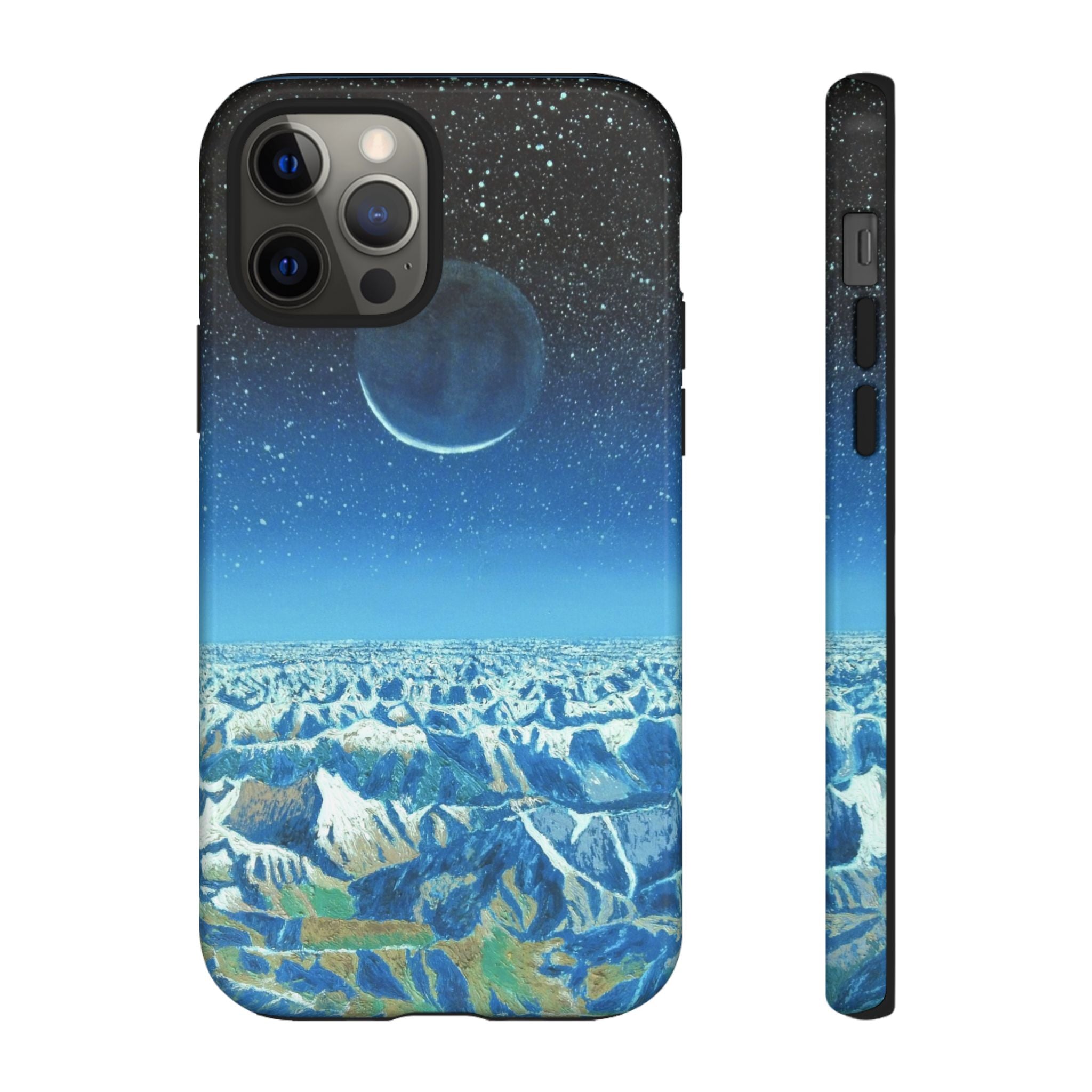 Moon- Himalayas Phone Case — Night Sky Crescent Moon Protective Tough Case