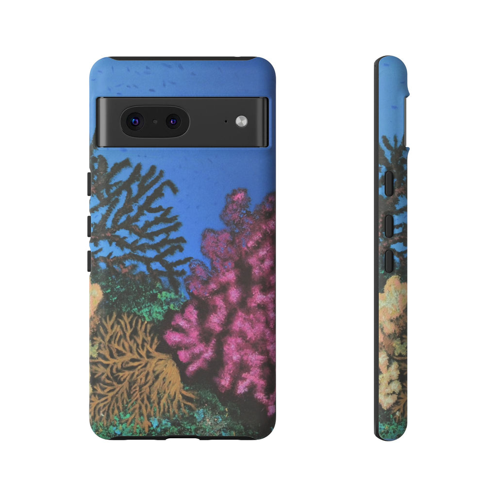 Coral Reef Tough Phone Case — Underwater Ocean Art iPhone Protector